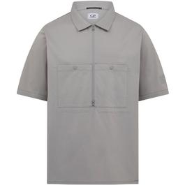 CP Company Metropolis Half Zip Polo Top