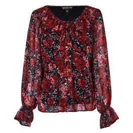 Biba Ruffle Detail Blouse