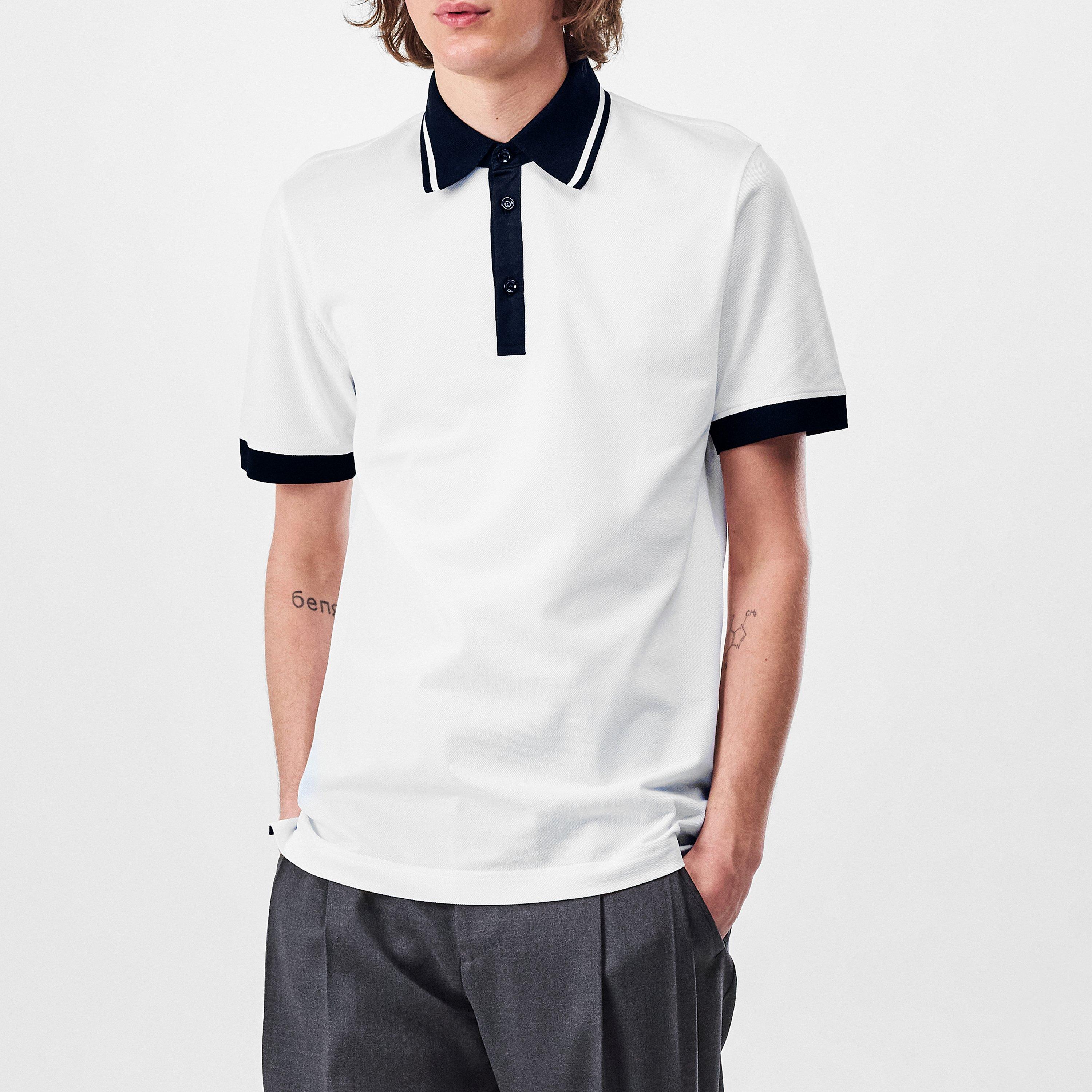 White/Black - Dolce and Gabbana - Graphic Polo - 3