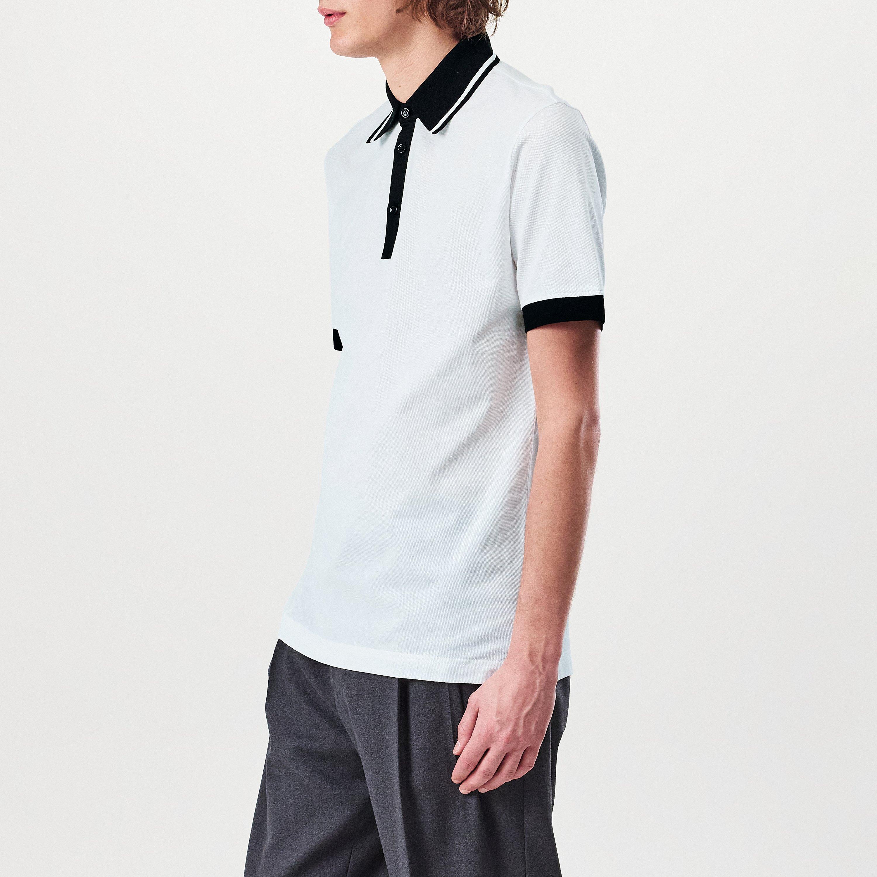 White/Black - Dolce and Gabbana - Graphic Polo - 5