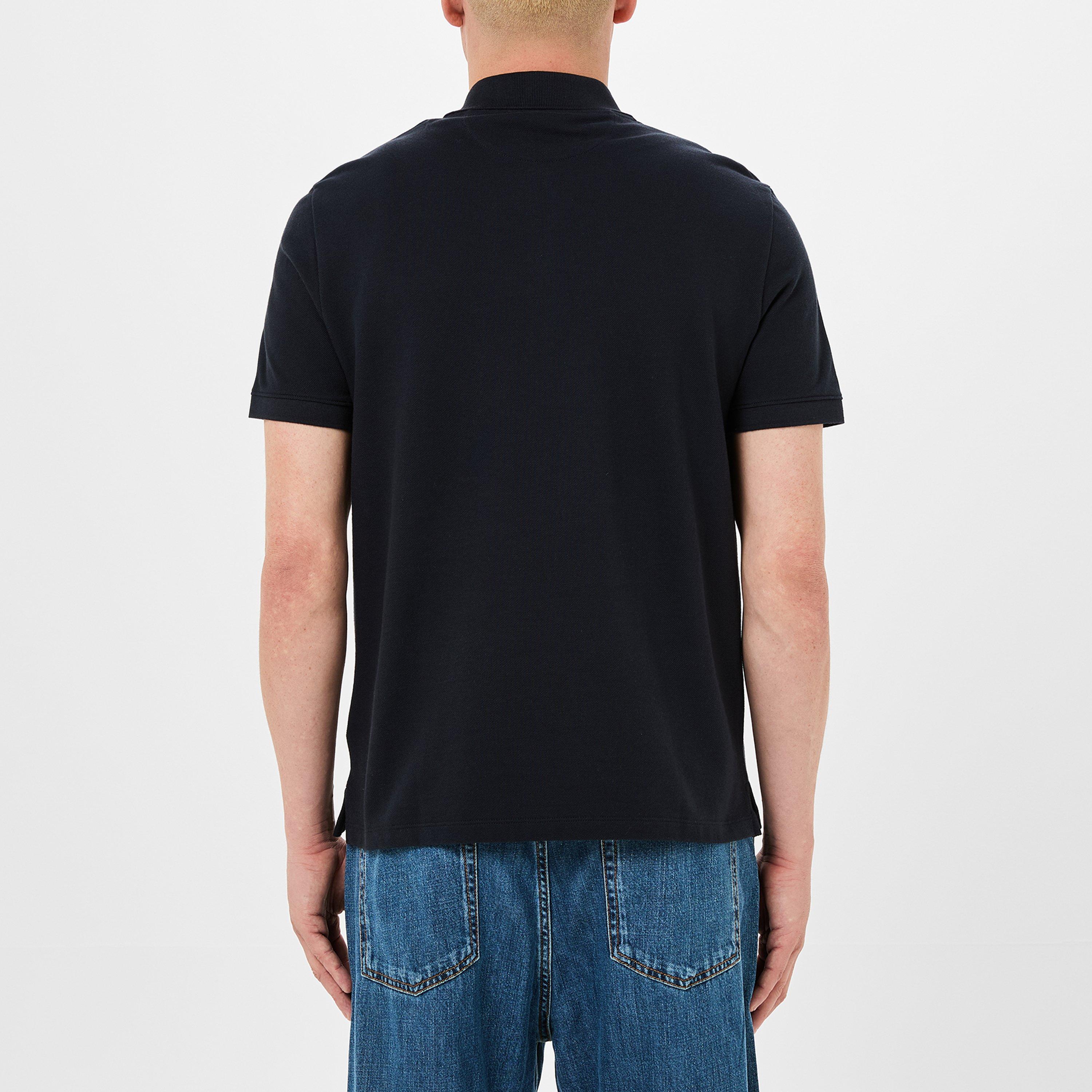 Navy - Valentino - Rock Stud Polo-Shirt - 3