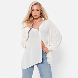 I Saw It First ISAWITFIRST Plisse Back Detail Blouse