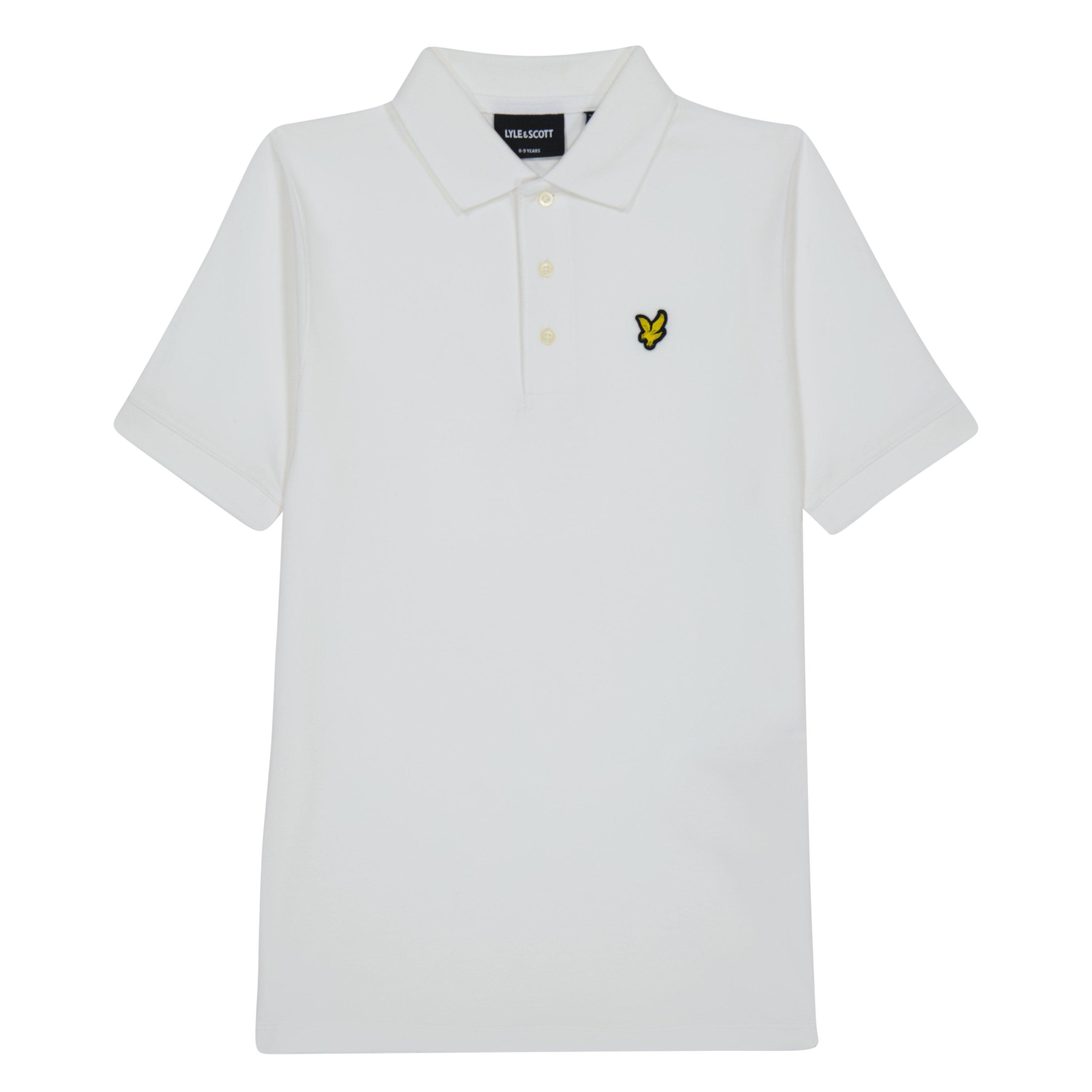Lyle And Scott  Kids Polo Shirt Juniors - White 626 - 8-9Y