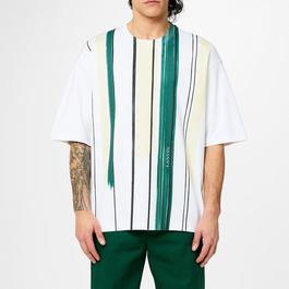 Lanvin Loose Fit Art Stripe T Shirt