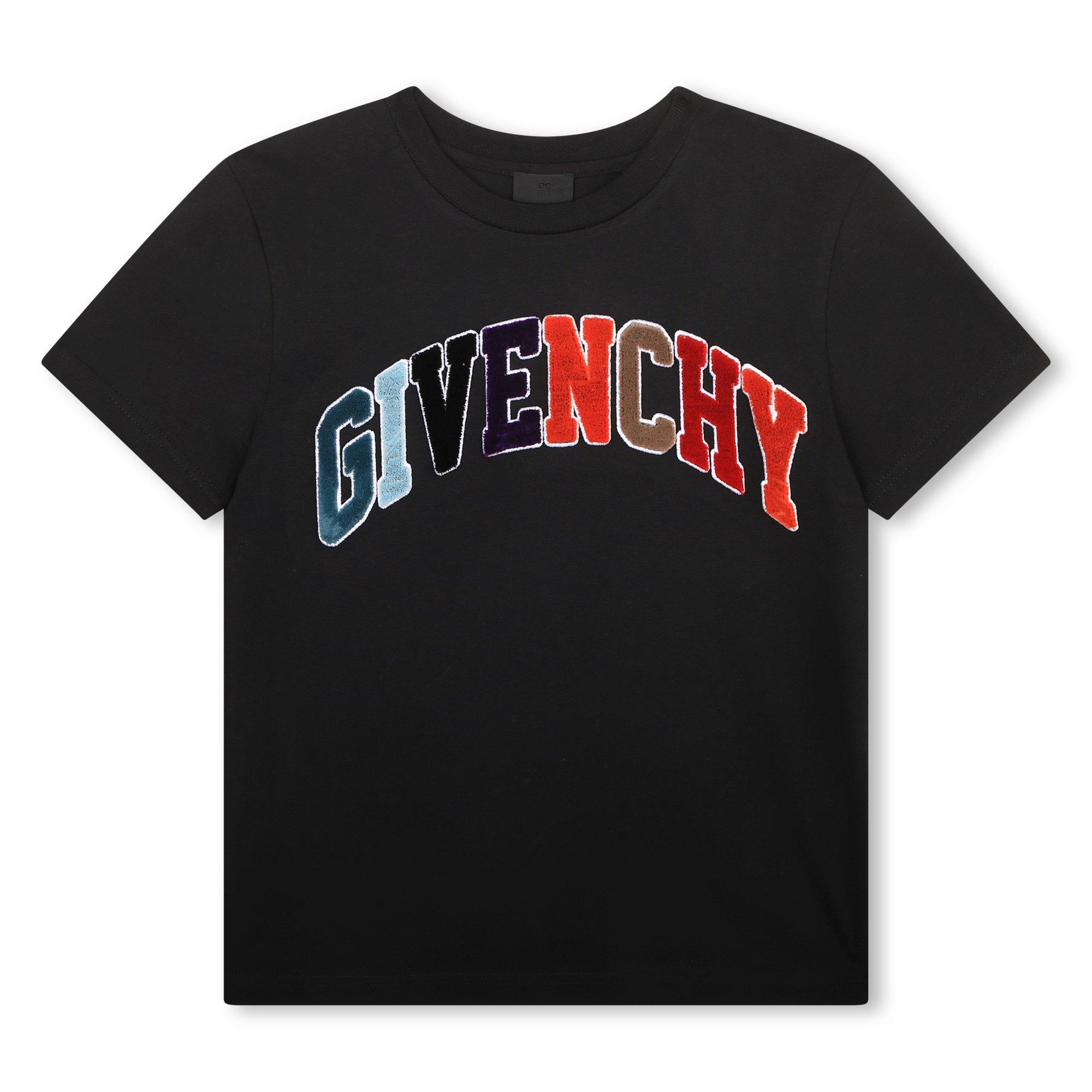 Givenchy  Black 09B College T-Shirt Juniors - 8Y