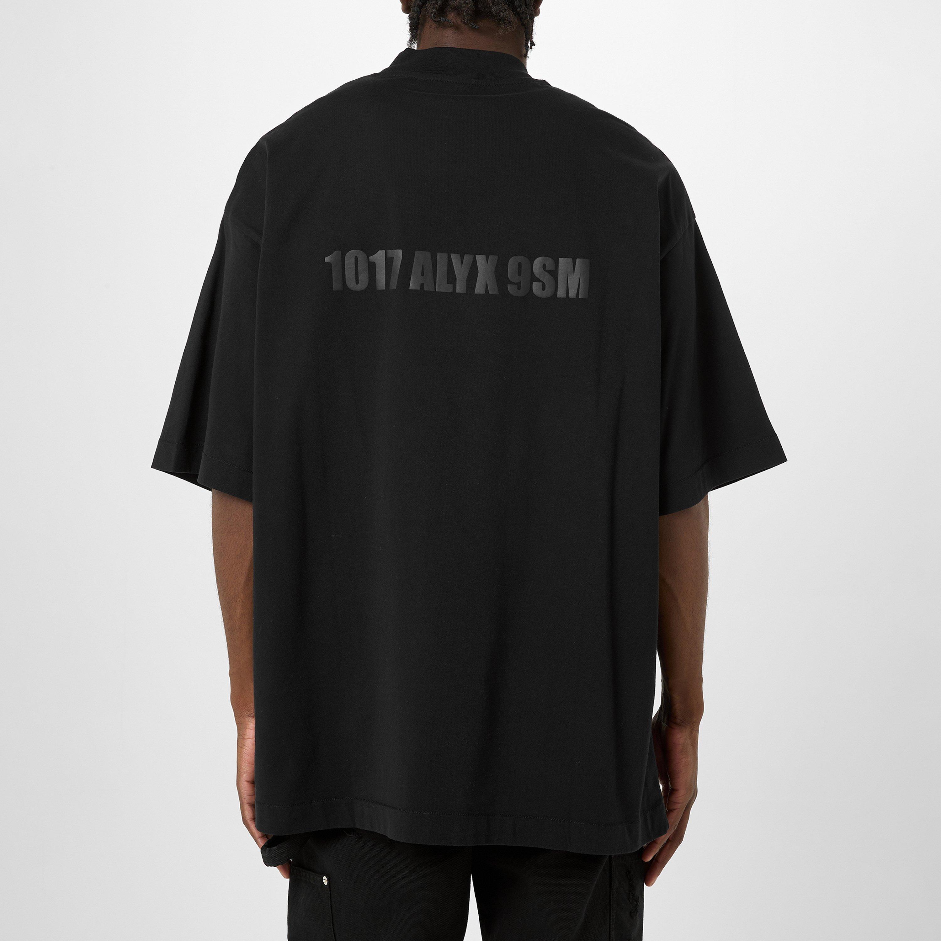 ★1017 ALYX 9SM★INVERTIVE LOGO SHORT SLEEVE T SHIRT★BLACK 1017 ALYX 9SM SHORT SLEEVE OVERSIZED T-SHIRT | REVERSIBLE
