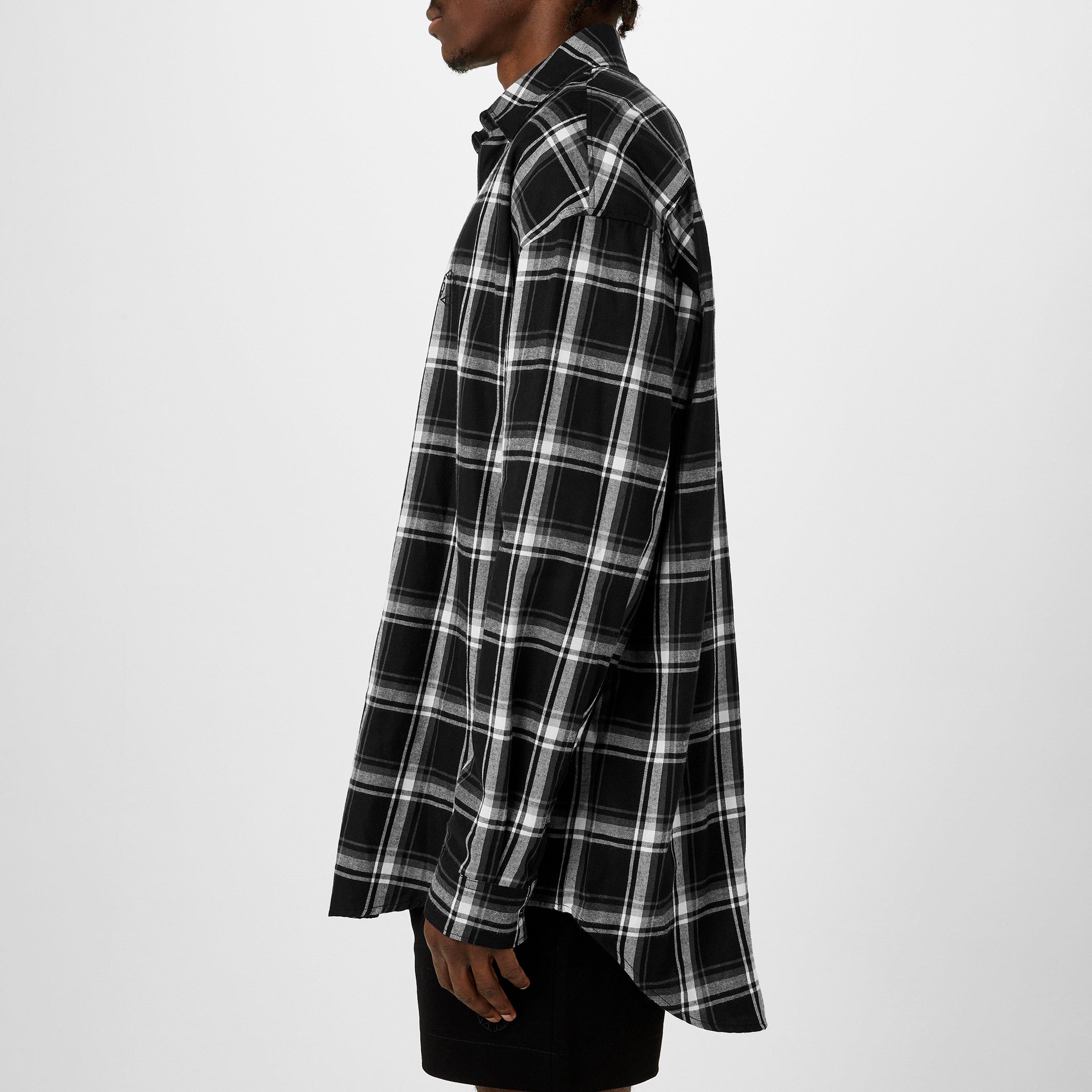 Black - 1017 ALYX 9SM - Men's Checked Long-Sleeve Patterned Shirt - 2