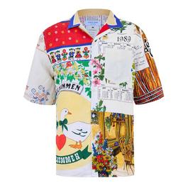 Marine Serre Patchwork Shirt