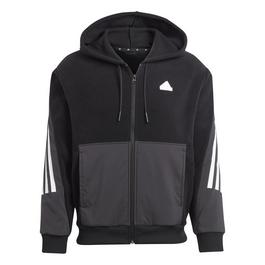 adidas Future Icons 3-Stripes Full Zip Hoodie Mens