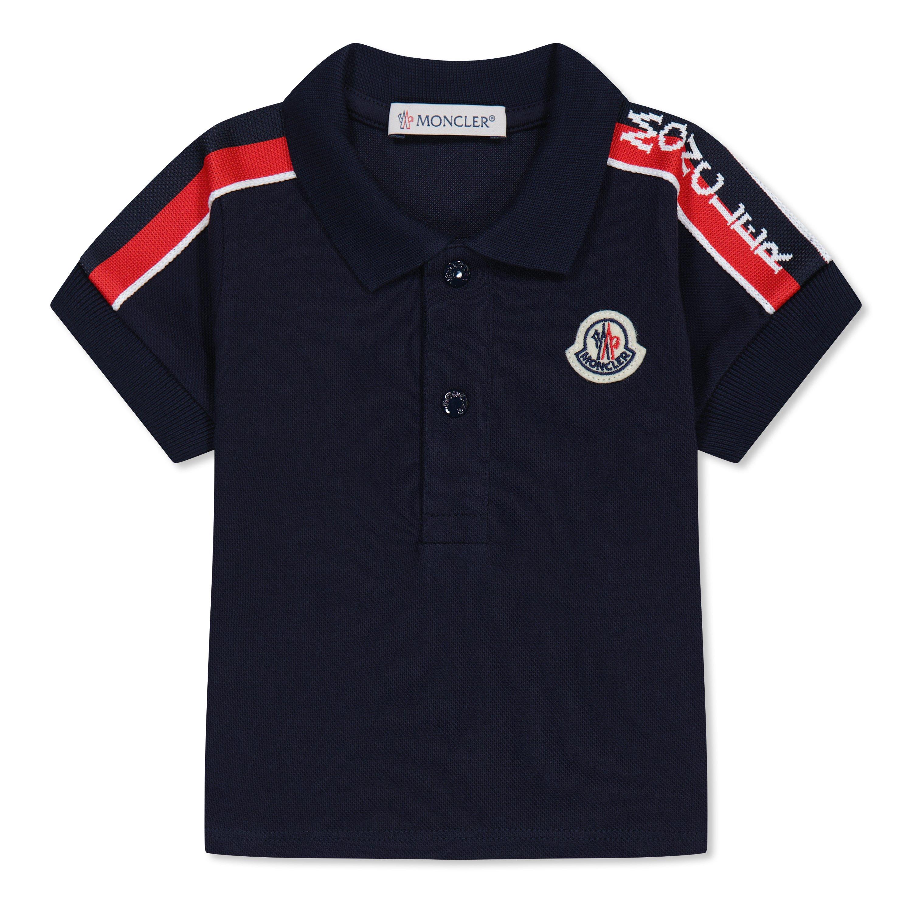 Blue 778 - Moncler - Short Sleeve Polo Juniors - 1