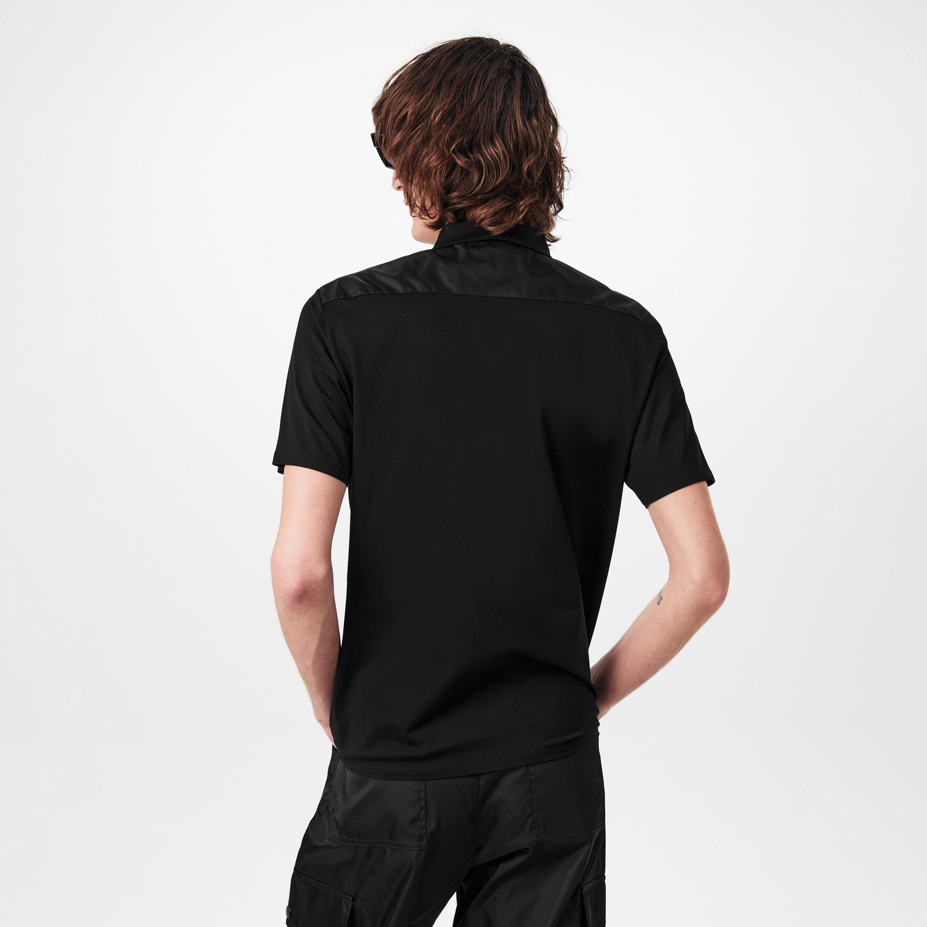 Black - Prada - Logo Polo Shirt - 4