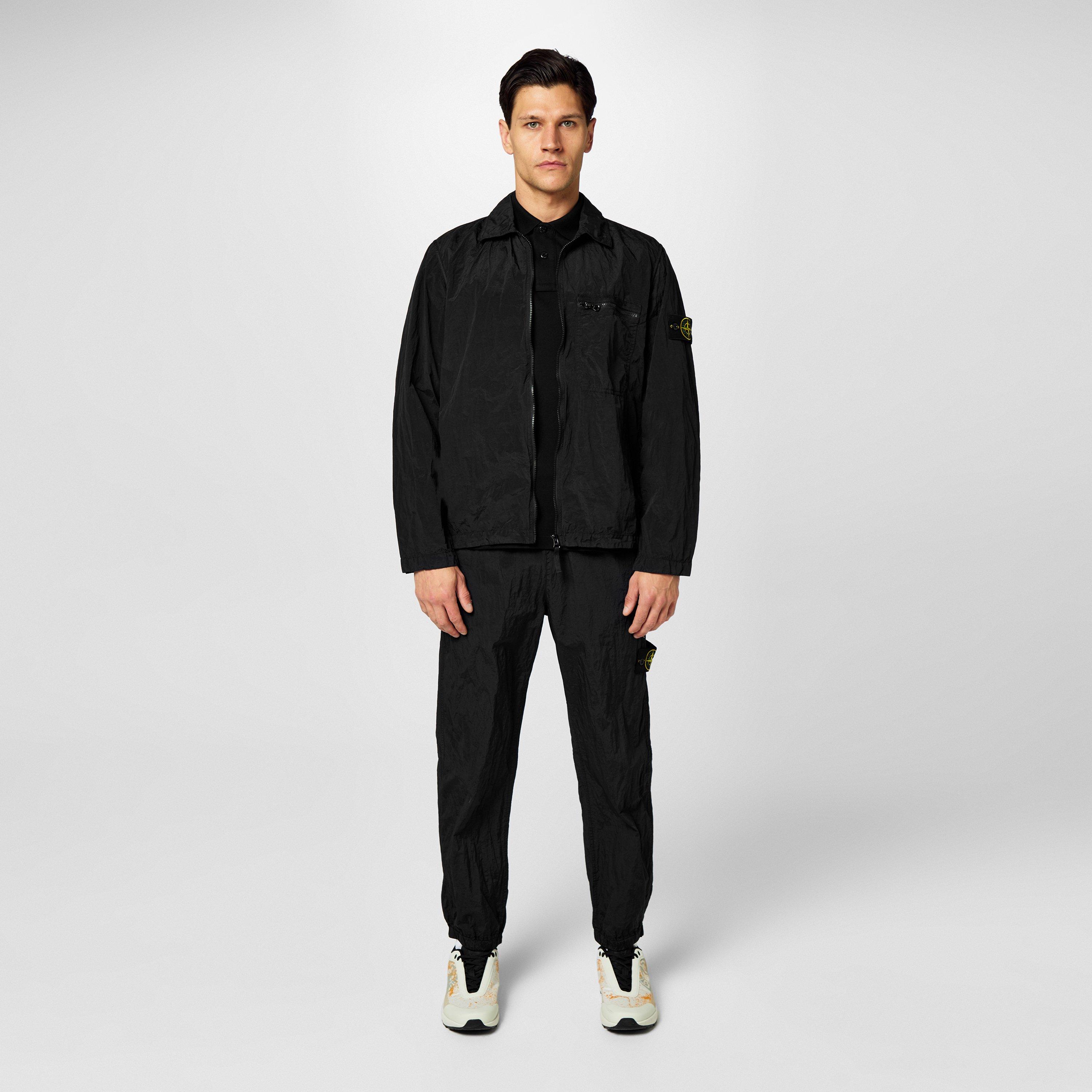 Nero V0029 - Stone Island - Men's Cotton Compass Logo Polo Shirt - 6