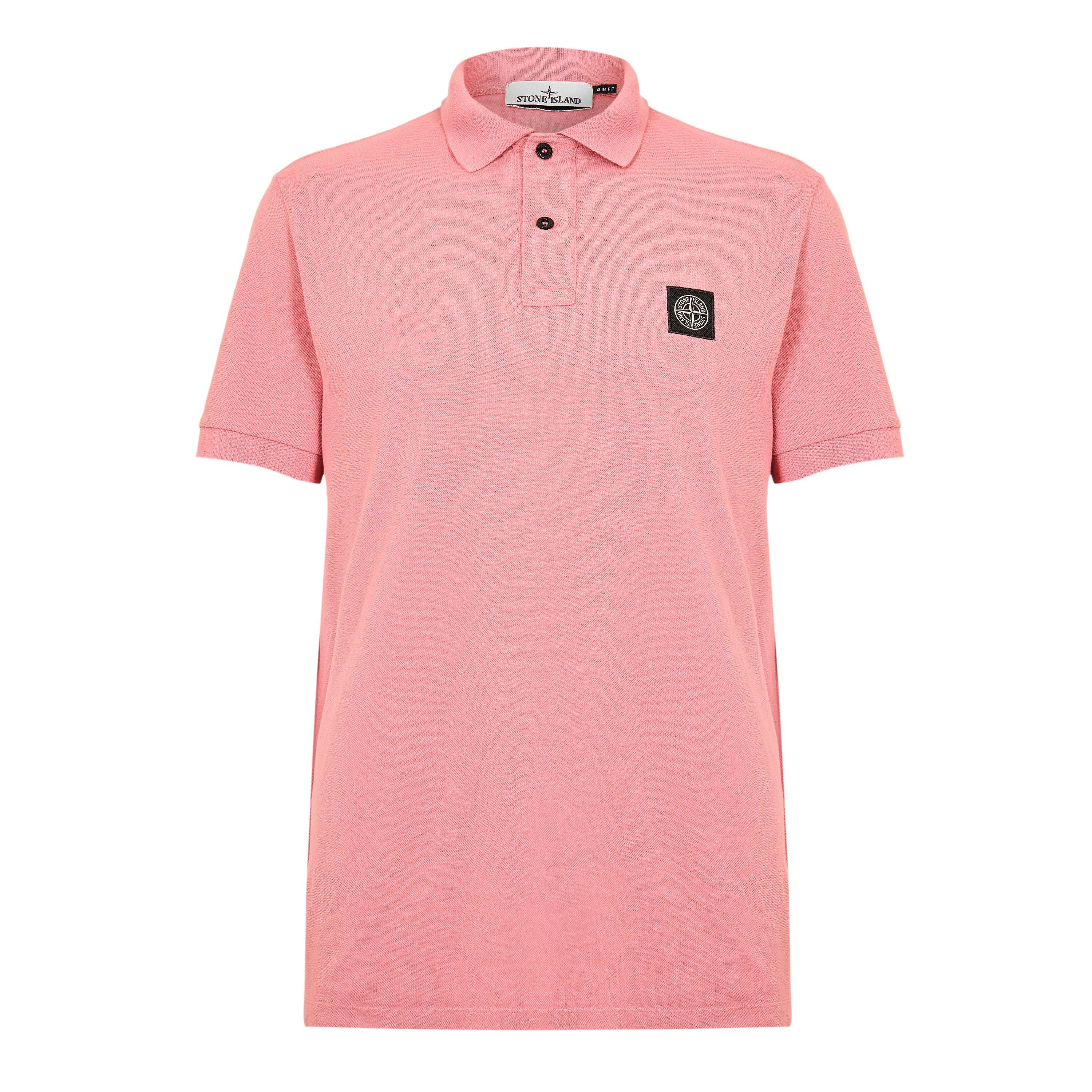 Stone Island Men's Cotton Compass Logo Polo Shirt | Cruise Fashion
