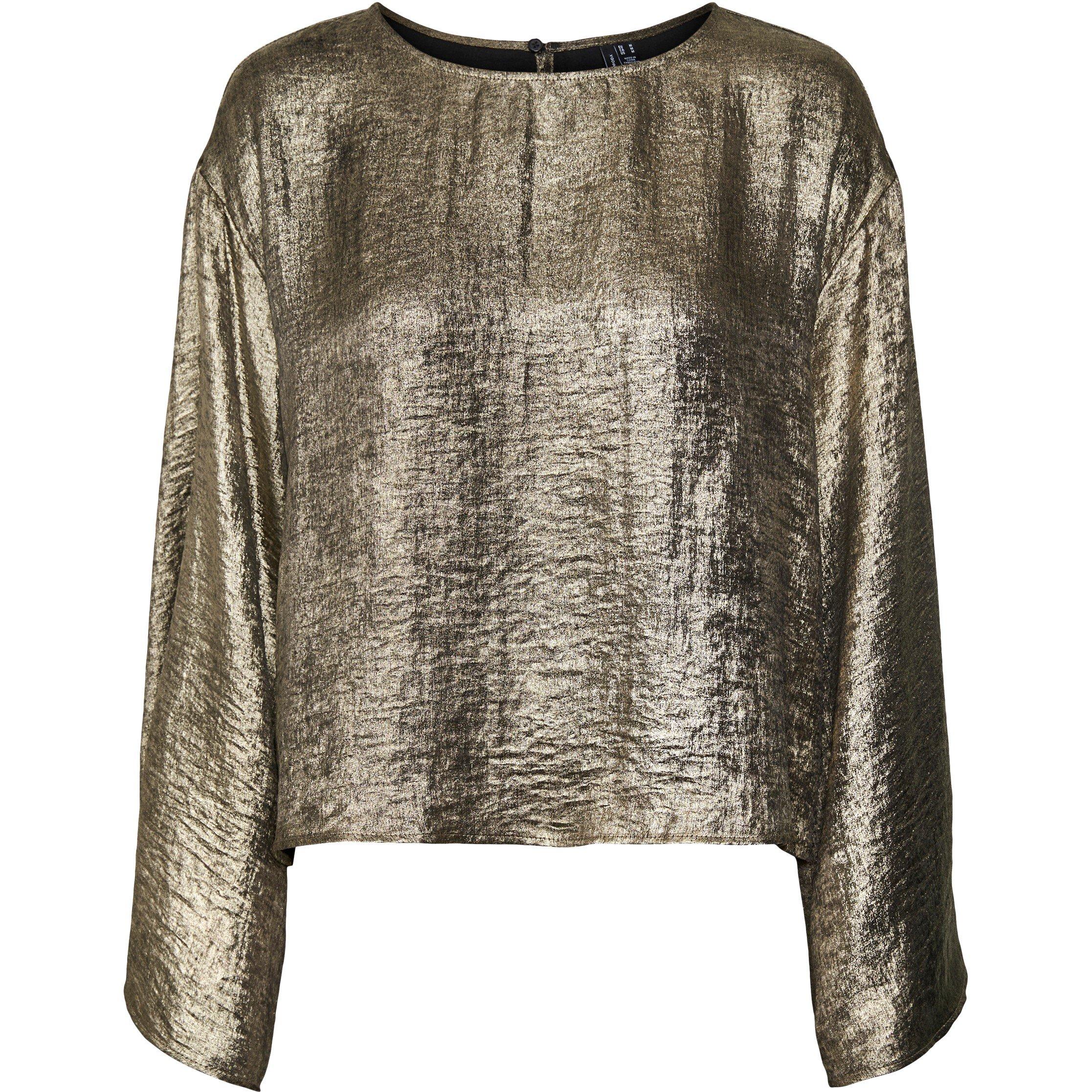 Gold - Vero Moda - Women's Katie Long-Sleeve Blouse - 6
