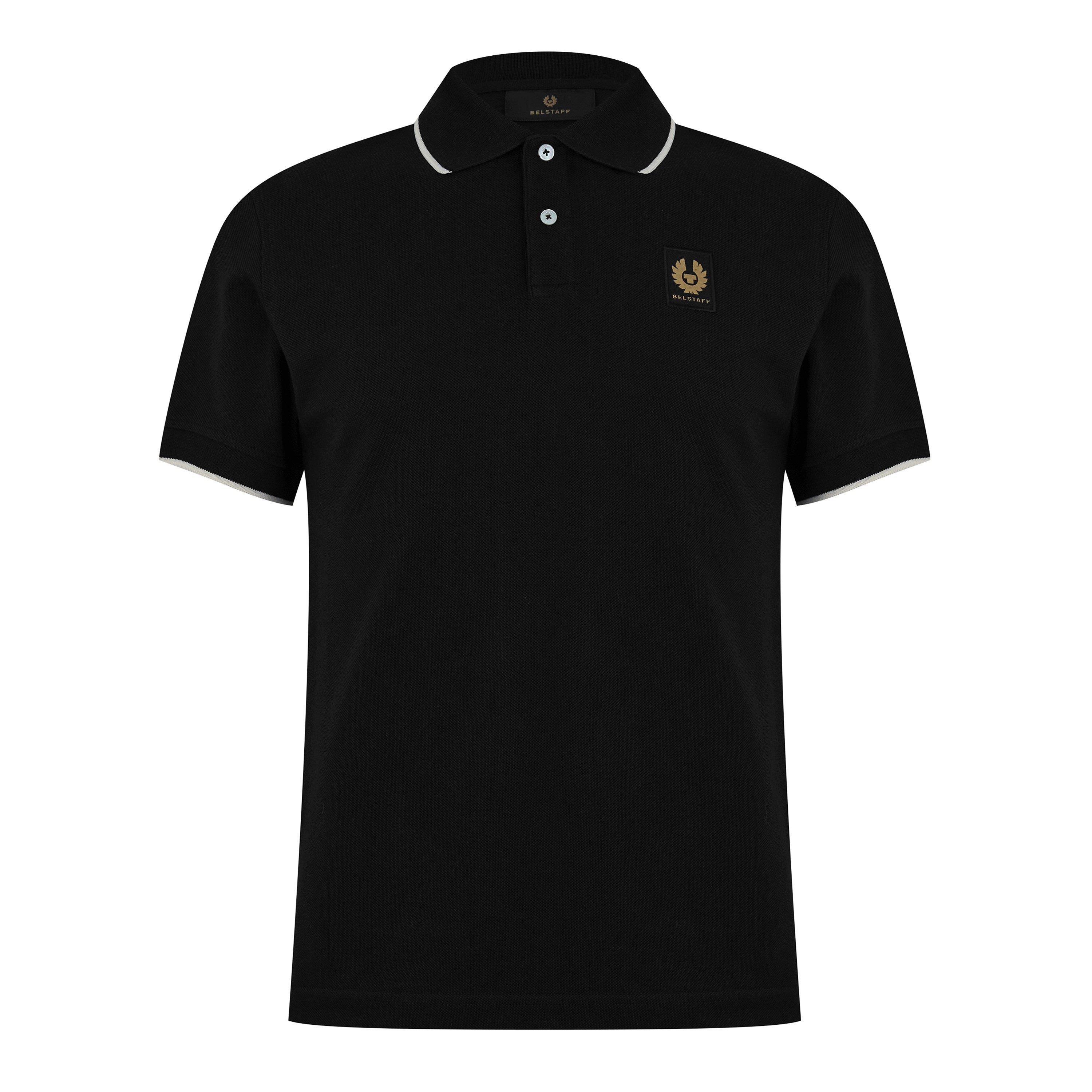 Black - Belstaff - Tipped Polo Shirt - 7