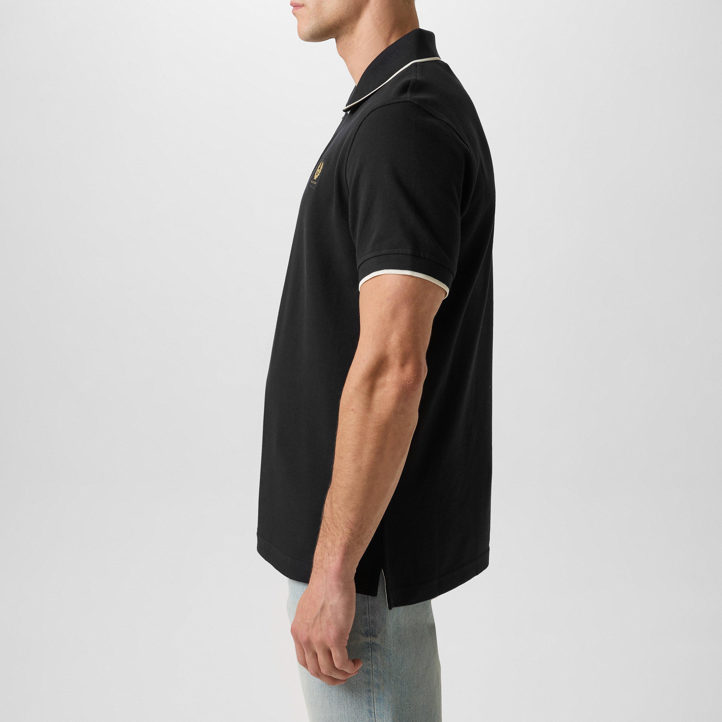 Black - Belstaff - Tipped Polo Shirt - 5
