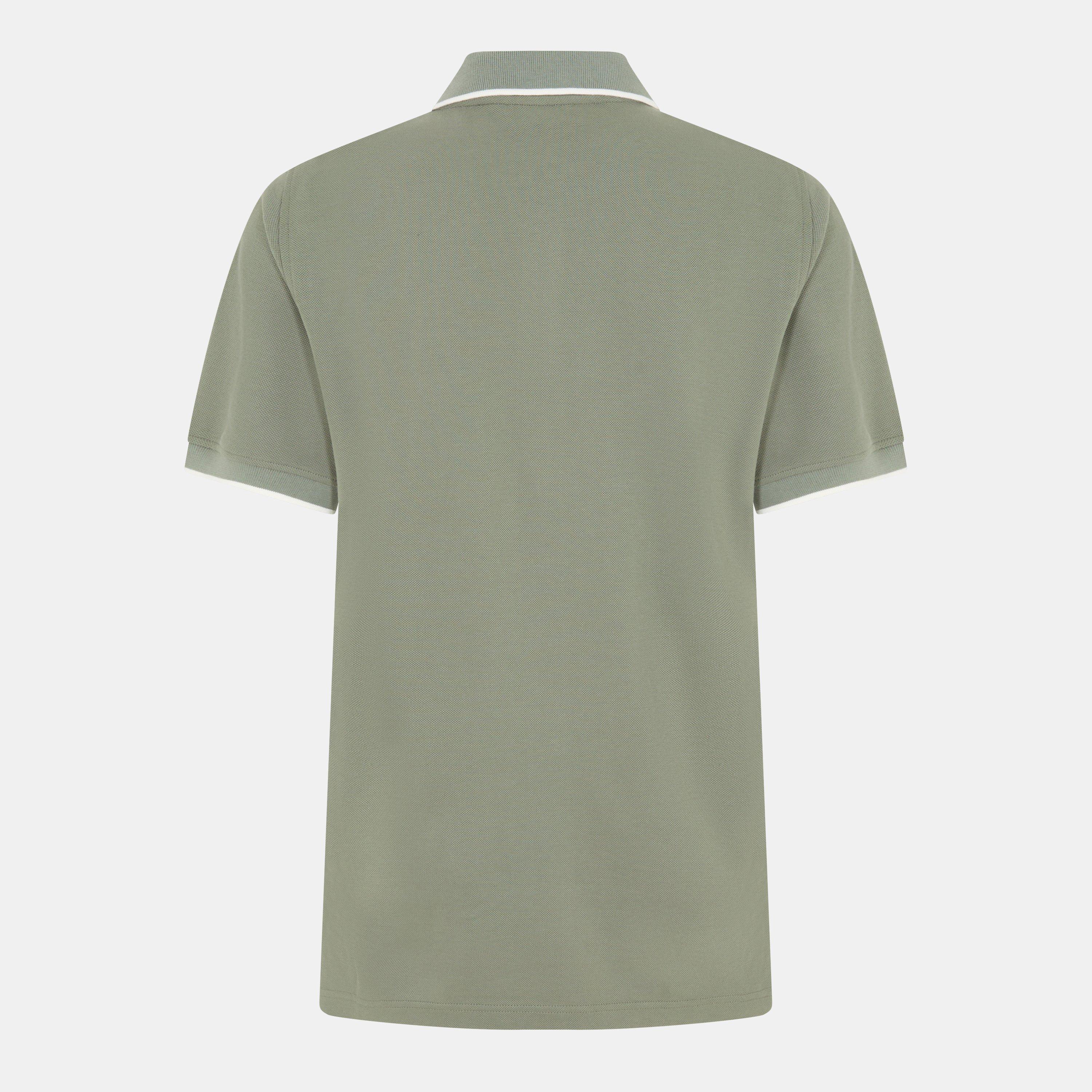 Sage Green - Belstaff - Tipped Polo Shirt - 2