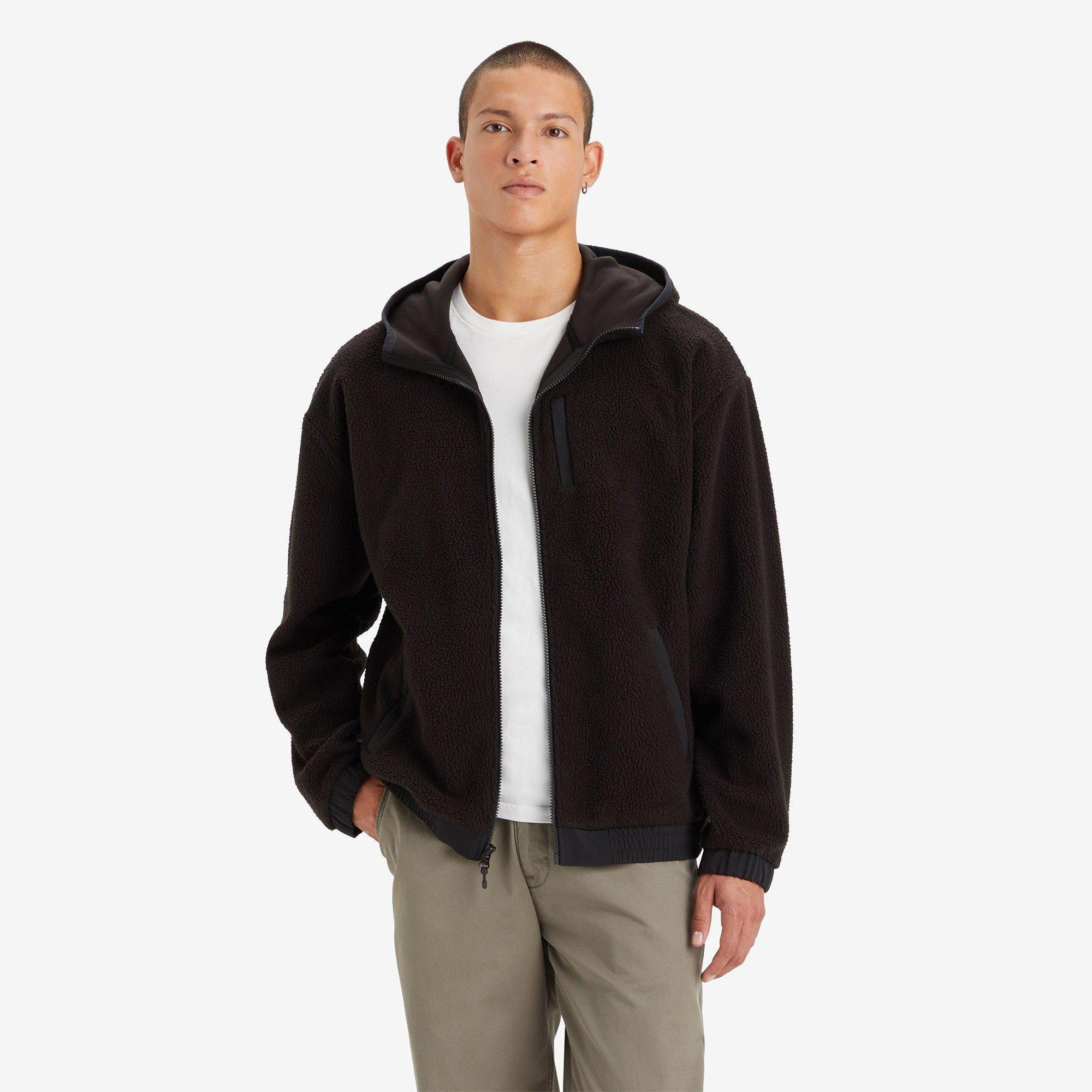 Orange label luxe sherpa zip hoodie deals