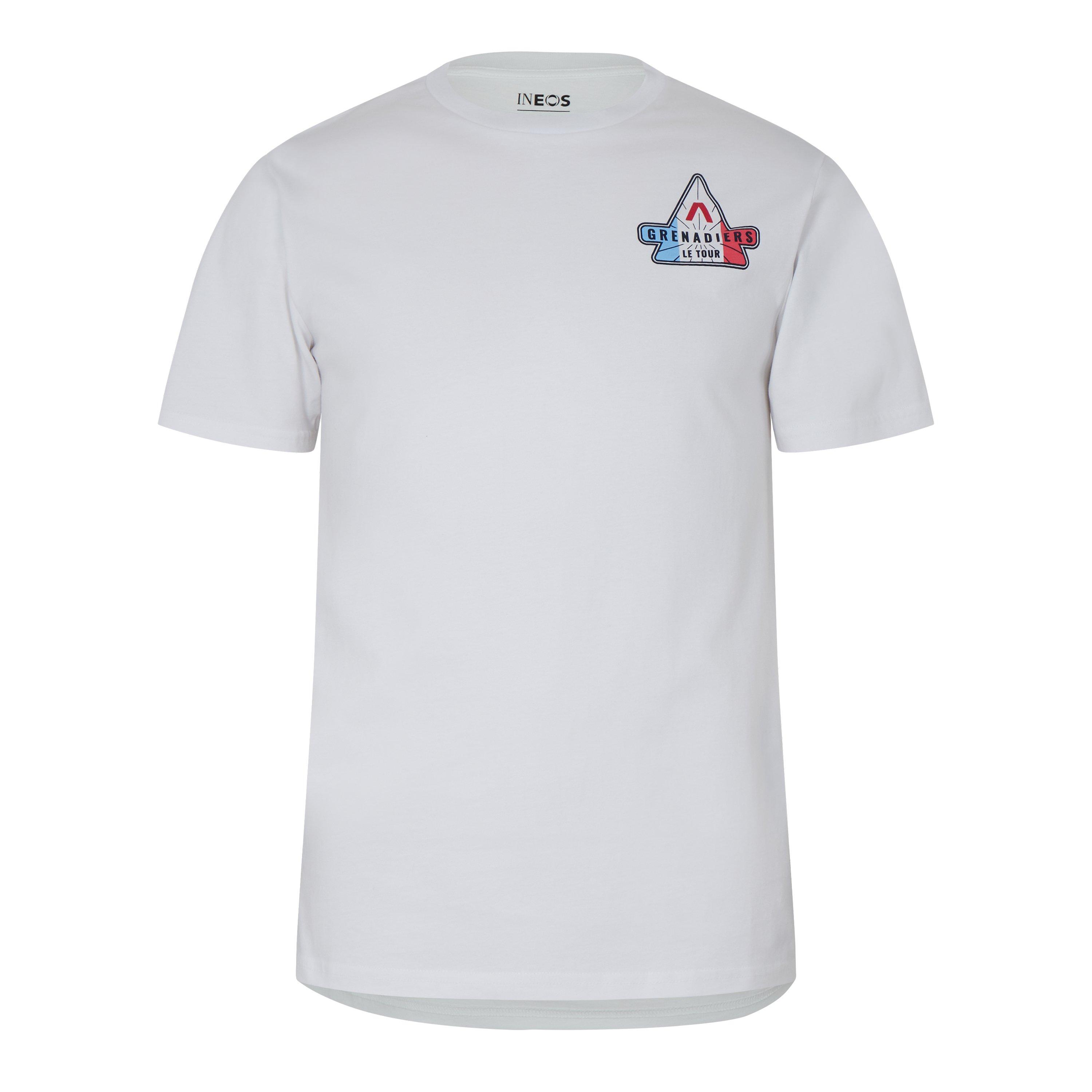 Strahlendes Weiß - Castore - Men's Grenadiers Le Tour Lifestyle T-Shirt - 1