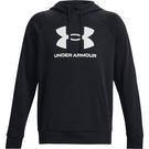 Noir/Blanc - Under Armour normal - UA Rival Fleece Logo Hoodie Mens - 1