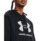 Noir/Blanc - Under Armour normal - UA Rival Fleece Logo Hoodie Mens - 5