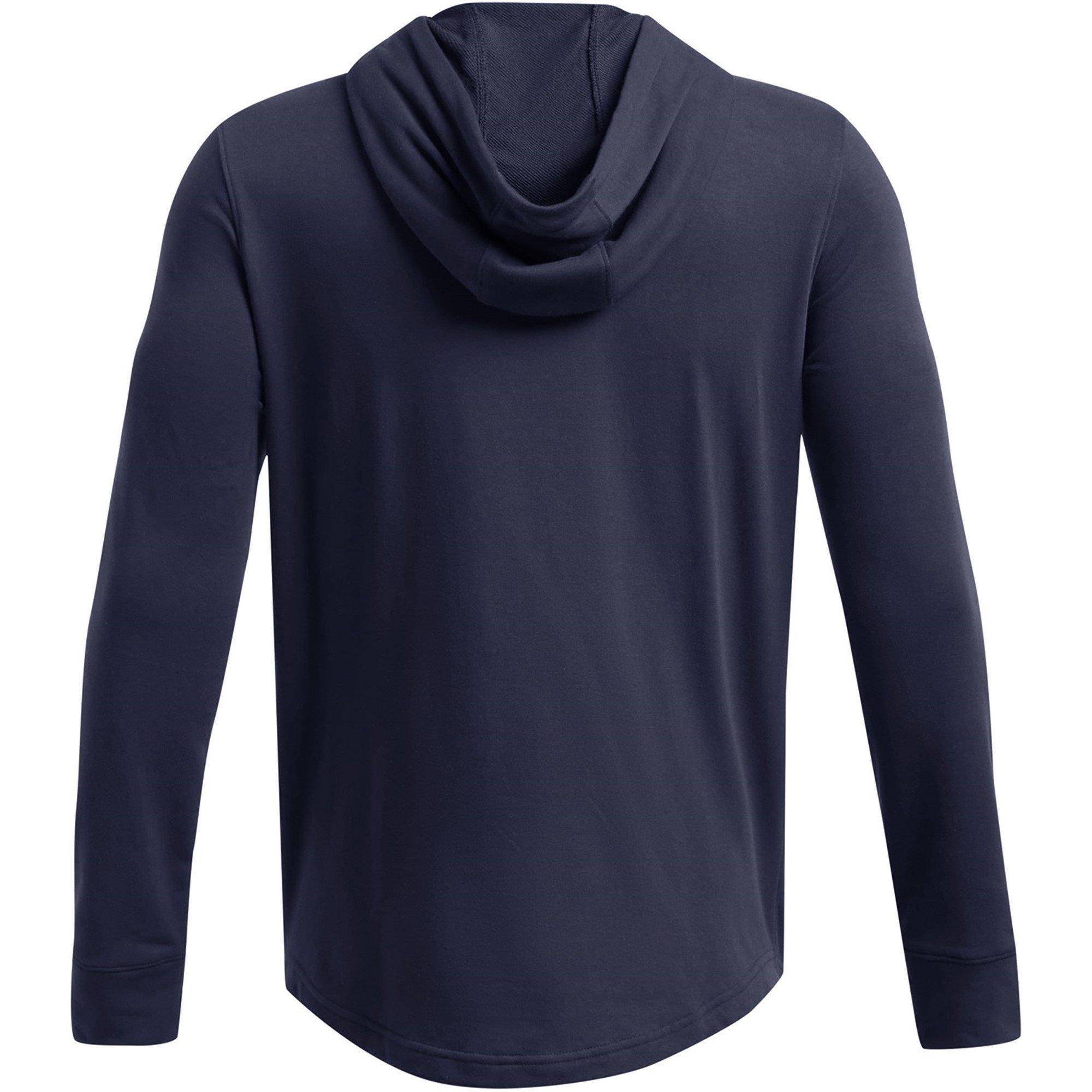 Blue - Under Armour - Rival Terry Graphic Hood - 2