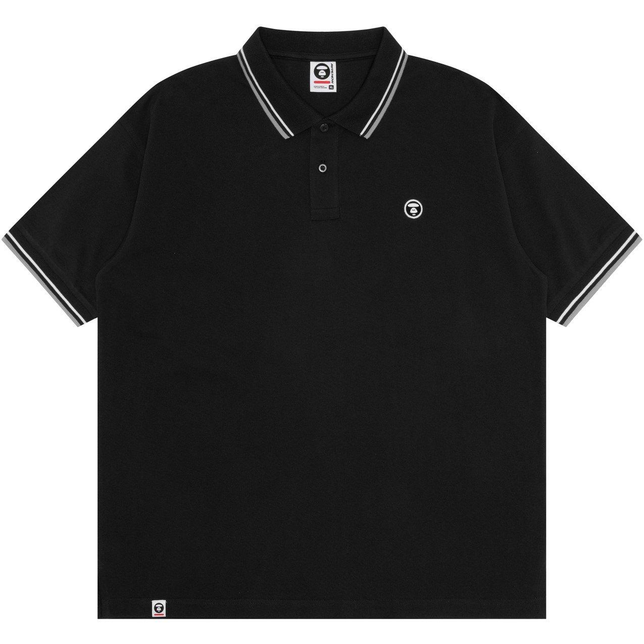 Black - AAPE - Now Polo Shirt - 7