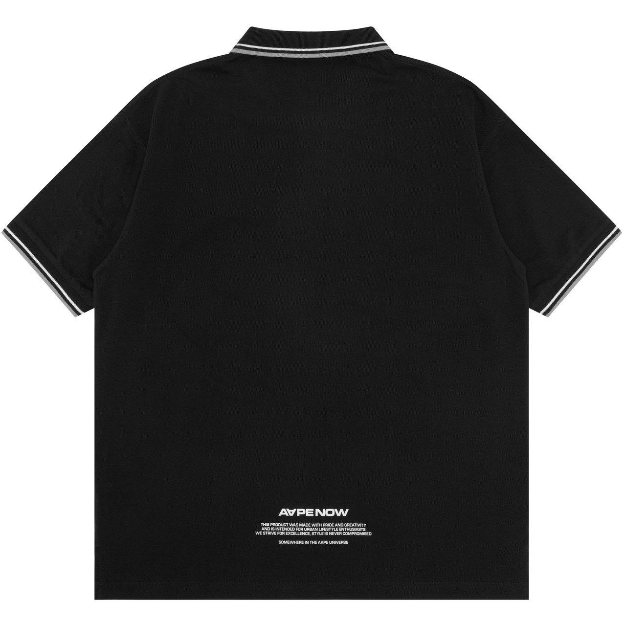 Black - AAPE - Now Polo Shirt - 8