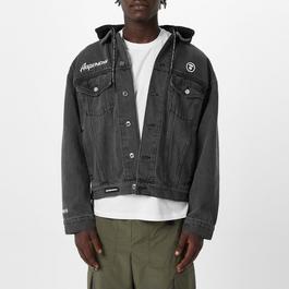 AAPE Hooded Denim Jacket