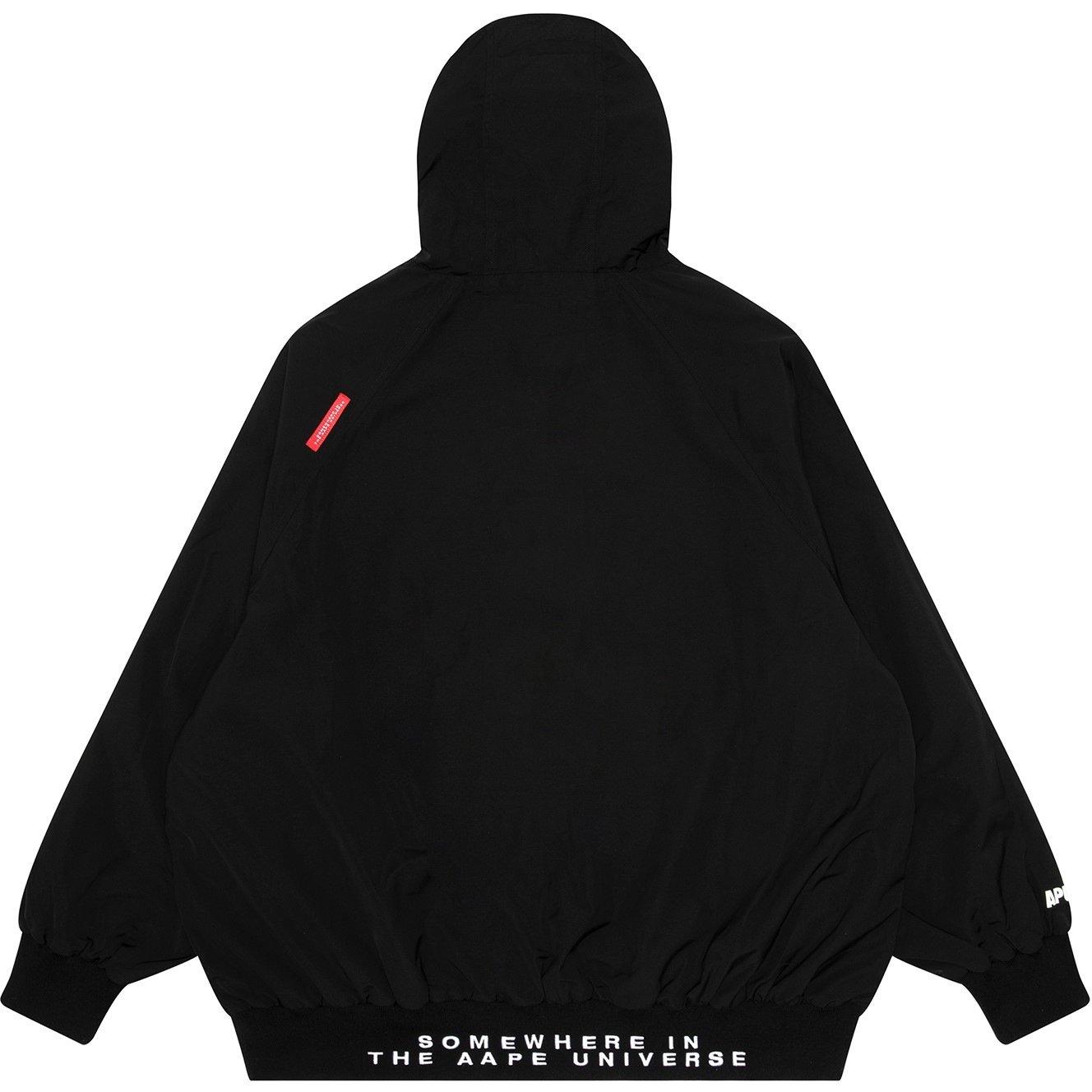 Grey - AAPE - Reverse Zip Hoodie - 4