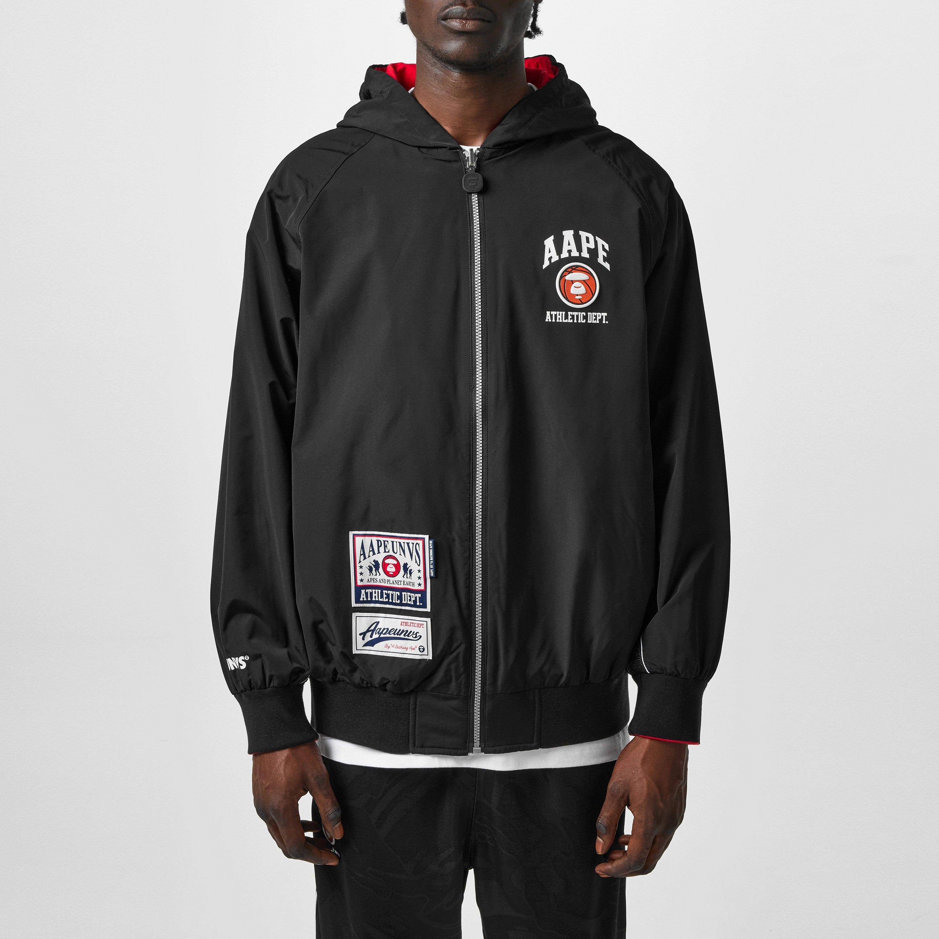 Grey - AAPE - Reverse Zip Hoodie - 5