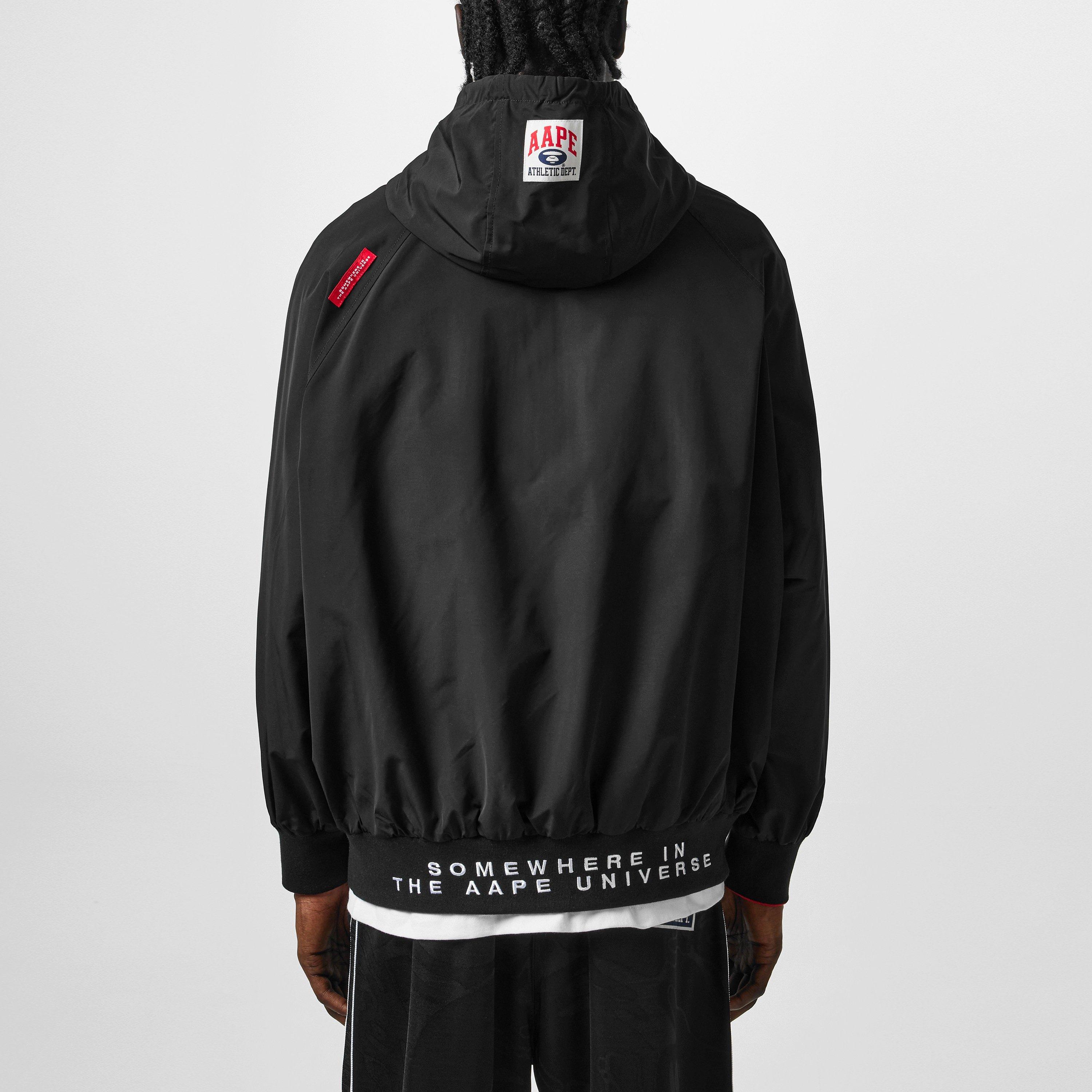 Grey - AAPE - Reverse Zip Hoodie - 6