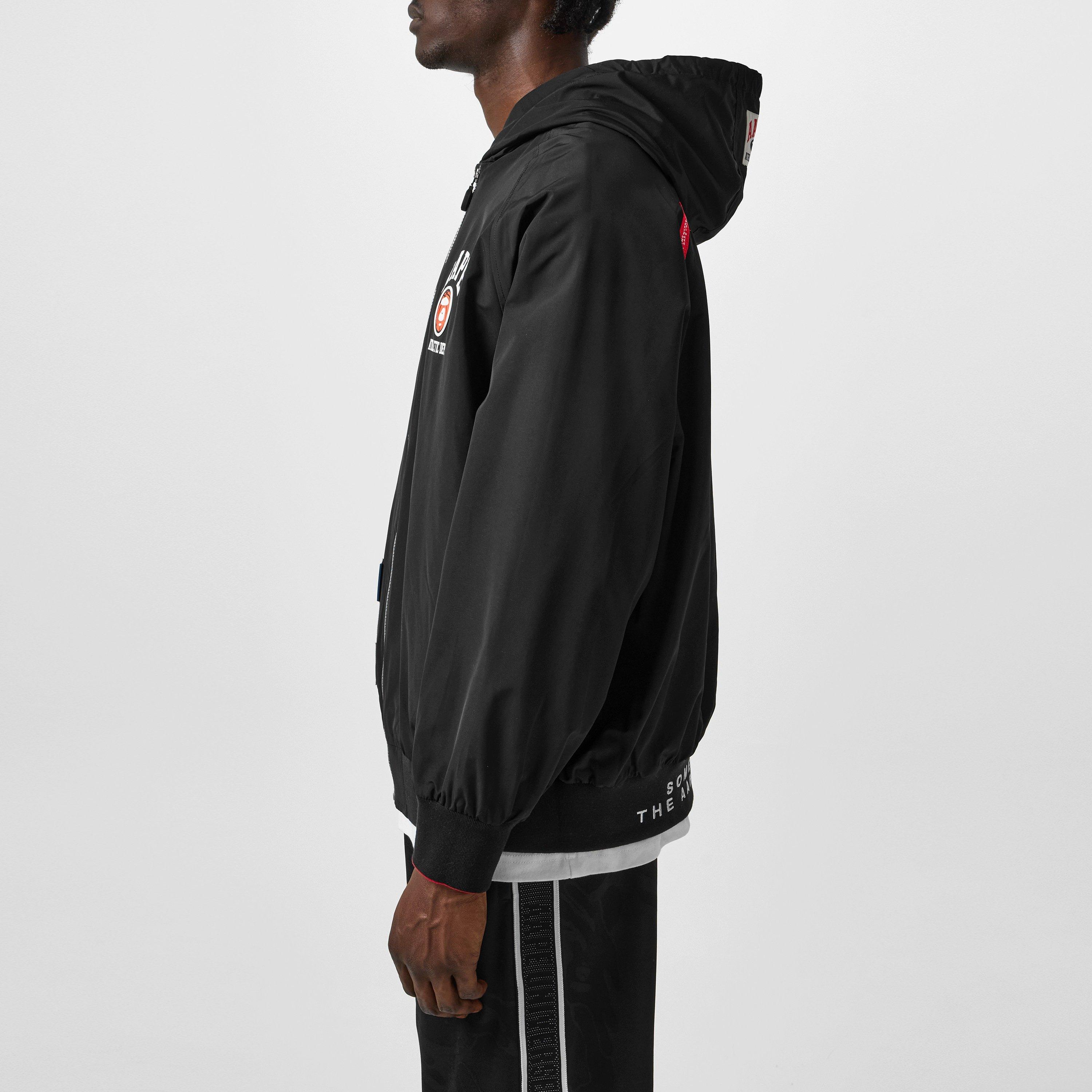 Grey - AAPE - Reverse Zip Hoodie - 7