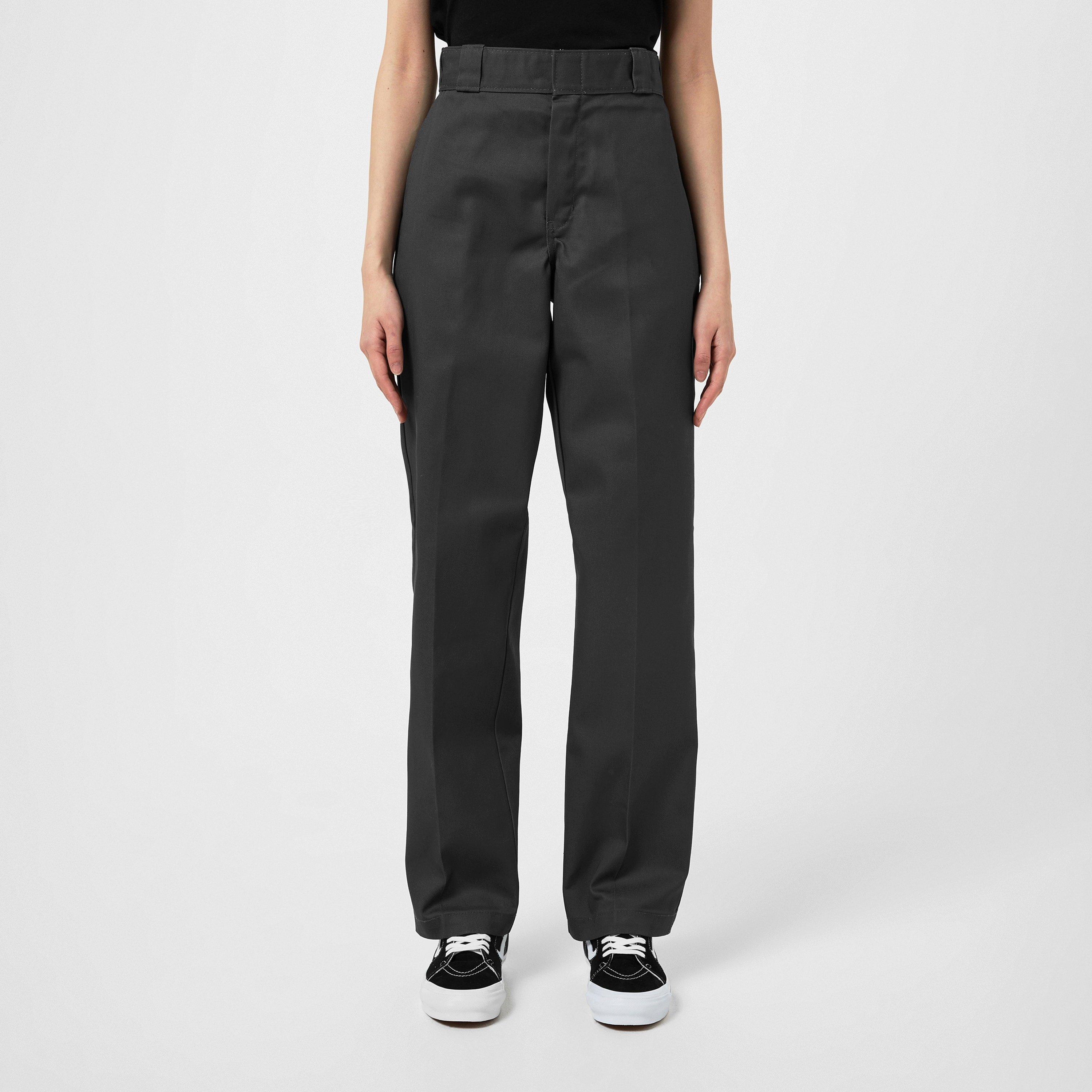 Charcoal Grey - Dickies - Women's Straight Leg Work Trousers - 1