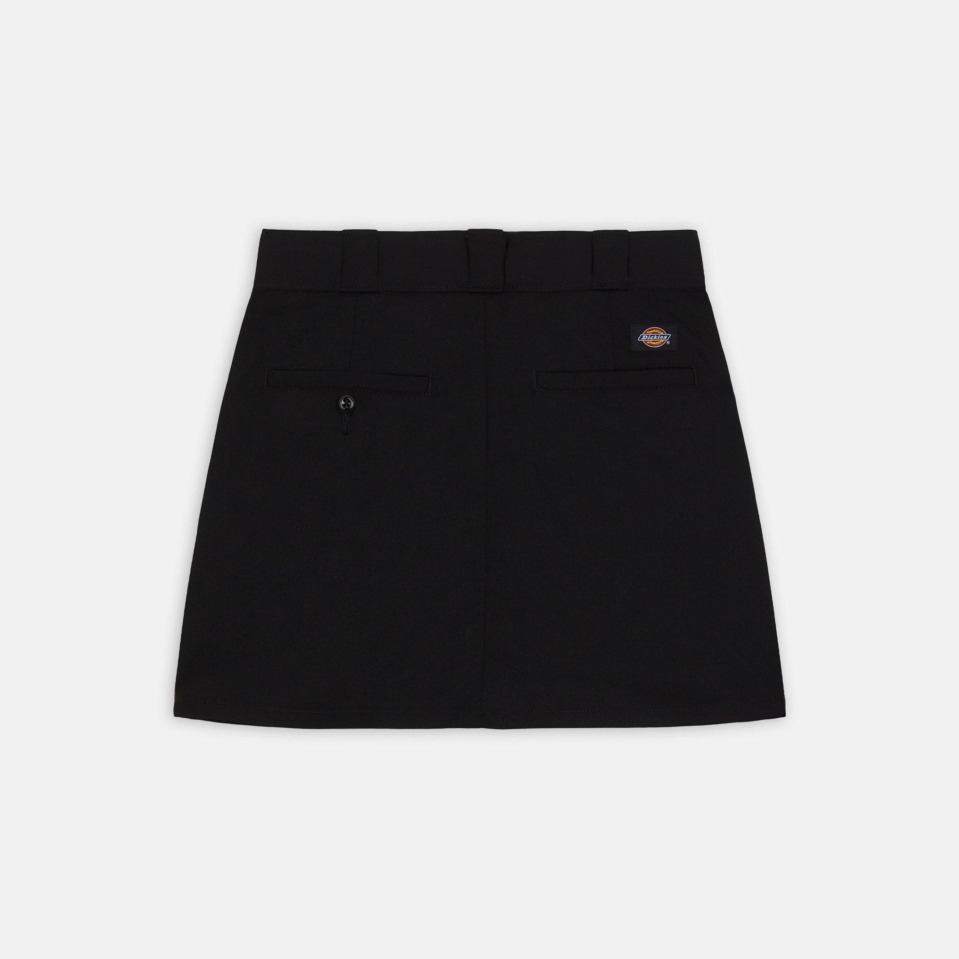 Black - Dickies - Women's Mid Rise Clasp Mini Skirt - 6