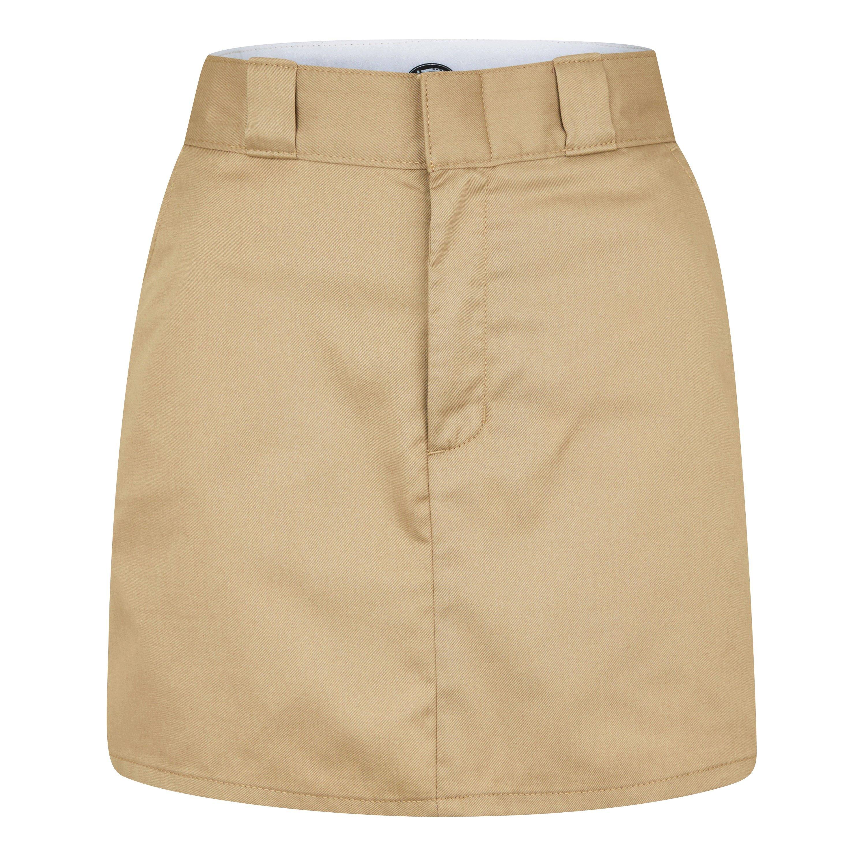 Khaki - Dickies - Work Mini Skirt - 5