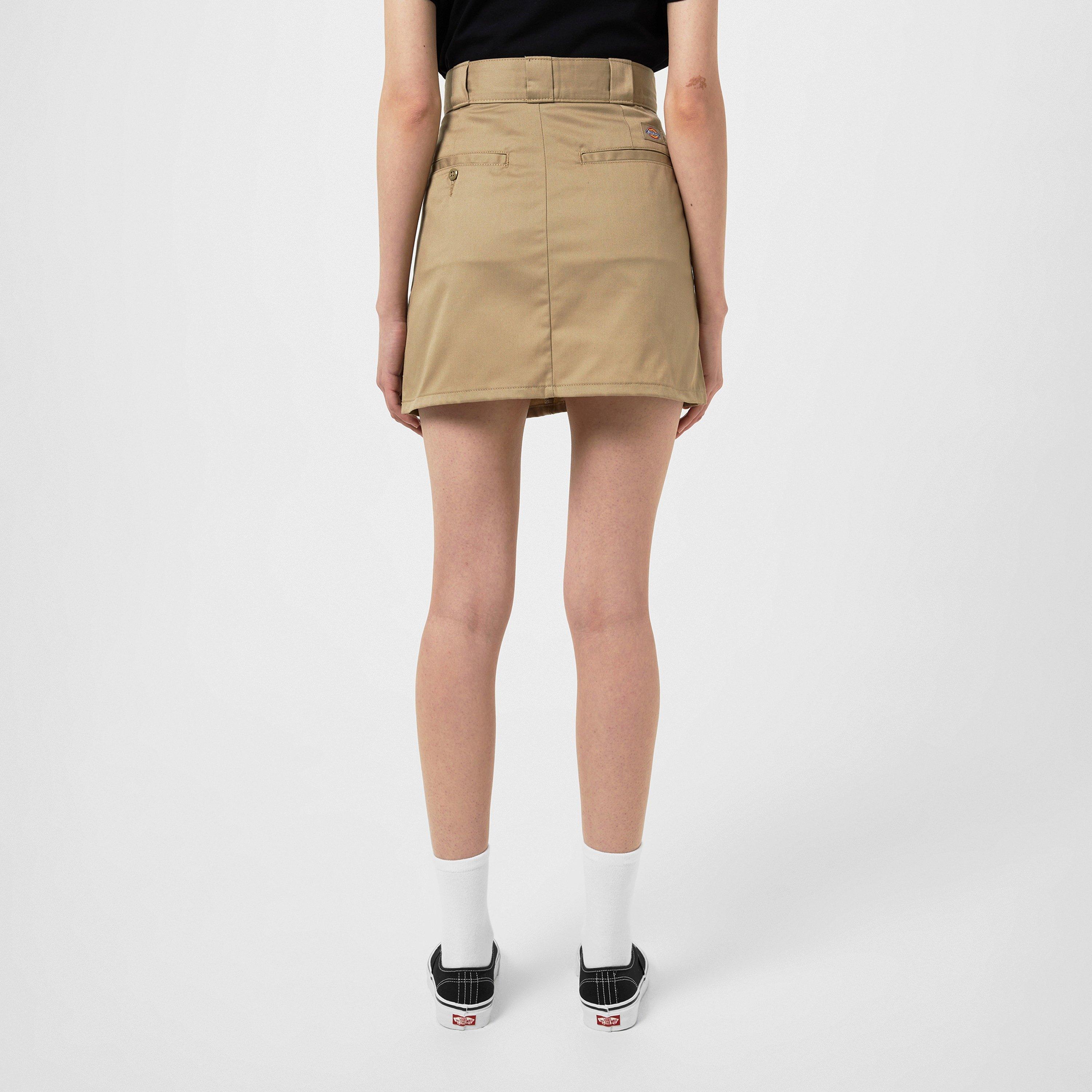 Khaki - Dickies - Work Mini Skirt - 3