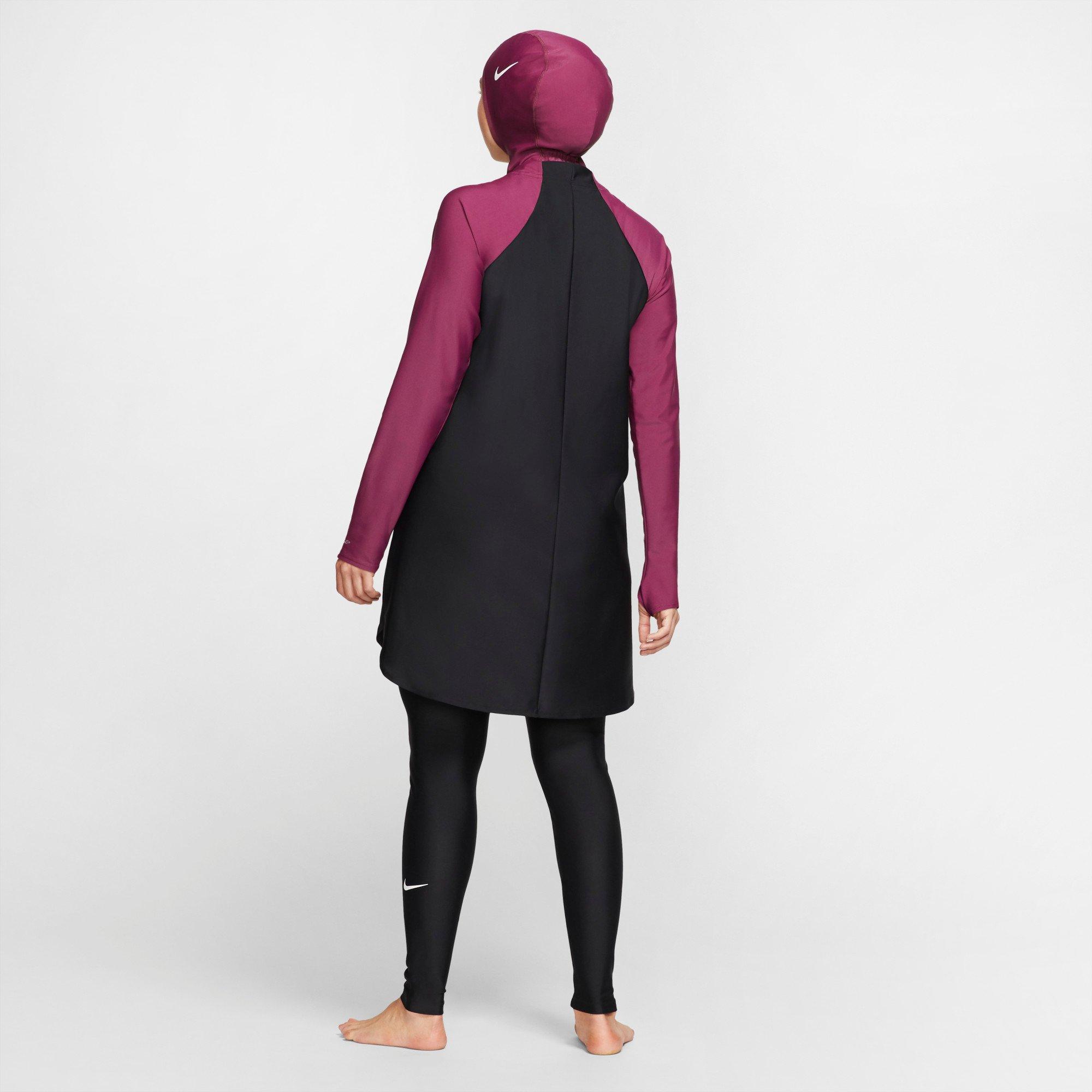 Black - Nike - Victory Full-Coverage Swimming Leggings Womens - 3