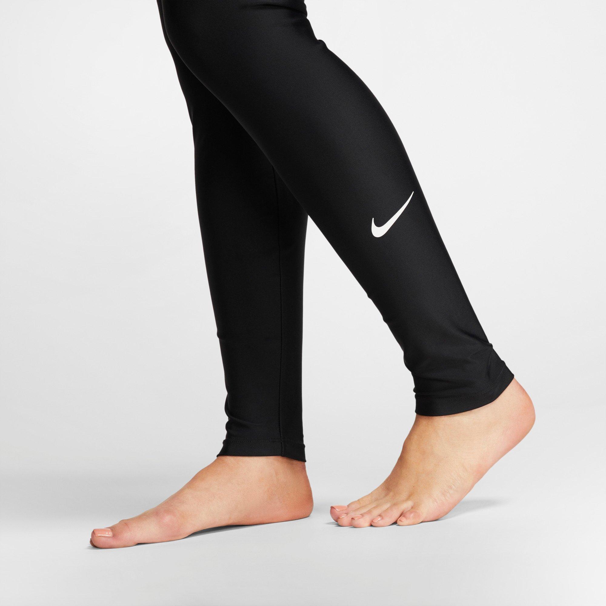 Black - Nike - Victory Full-Coverage Swimming Leggings Womens - 4