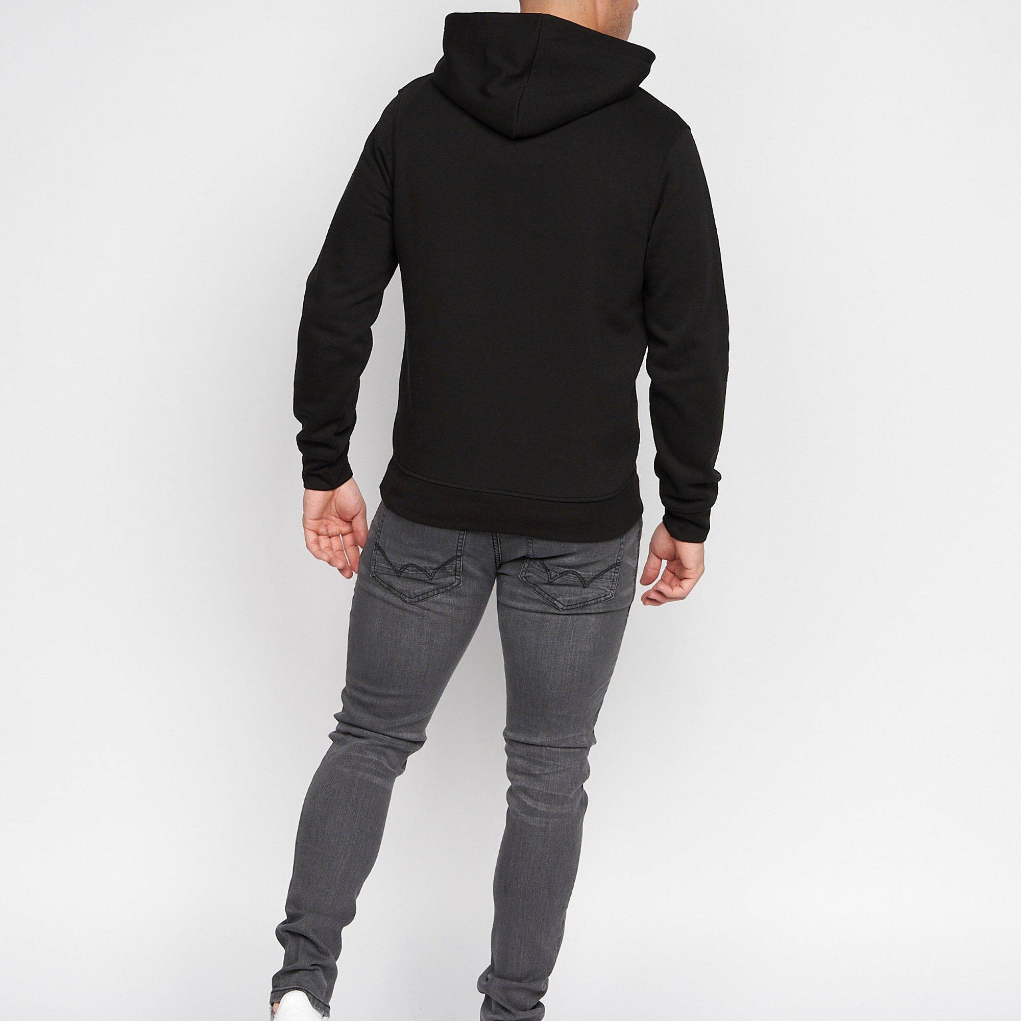 Black - Duck and Cover - Graphic Hoodie Mens - 3