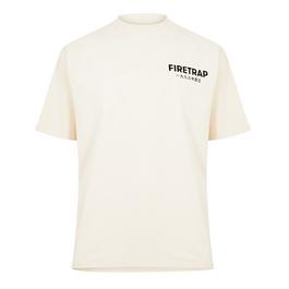 Firetrap T-shirt Mit Kurzen Ärmeln Aus Bio-baumwolle