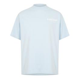 Firetrap billionaire blue floral-print shirt