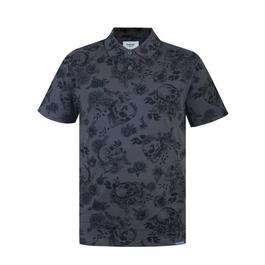 Firetrap All-Over Print Polo Top Mens