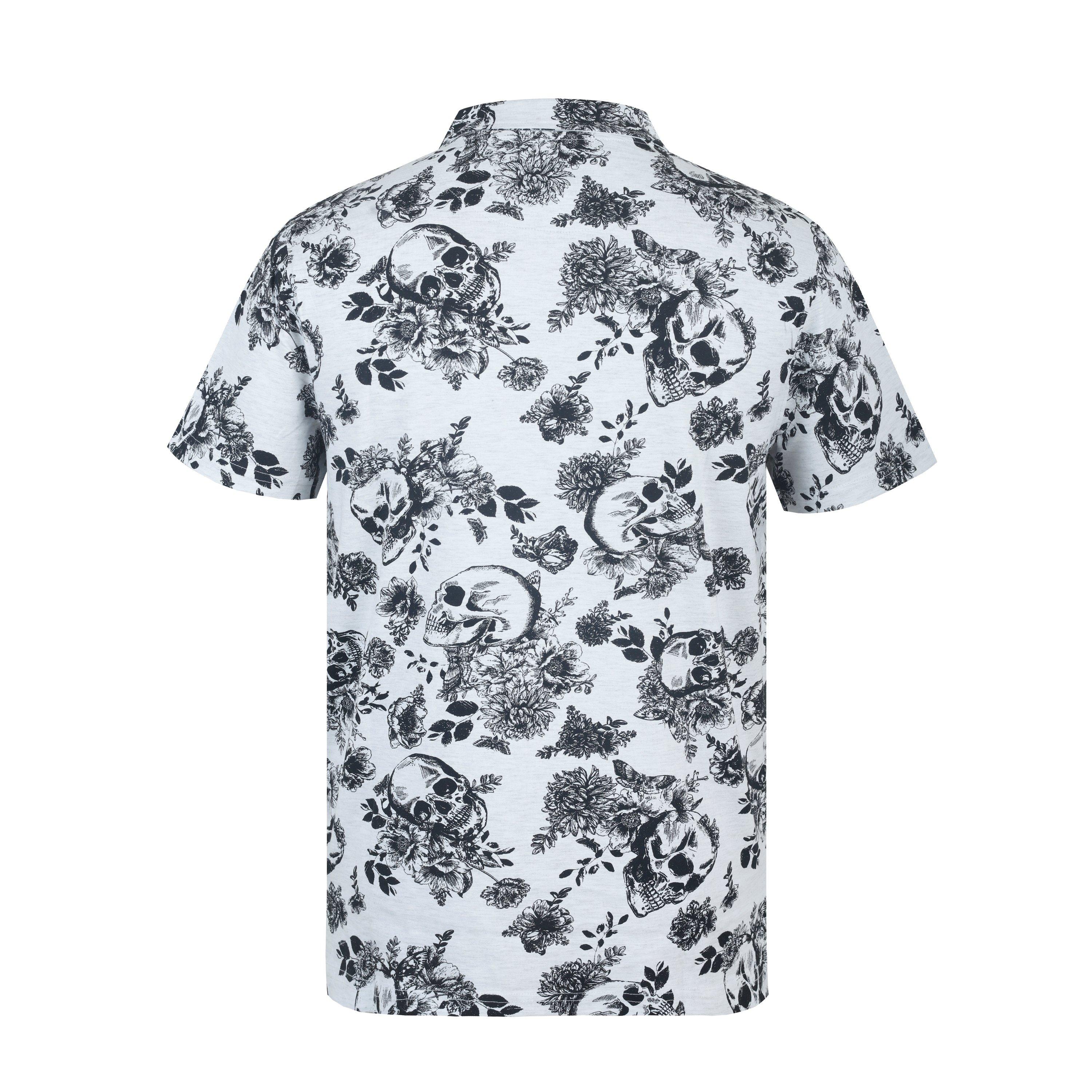 Ecru - Firetrap - All-Over Print Polo Top Mens - 2