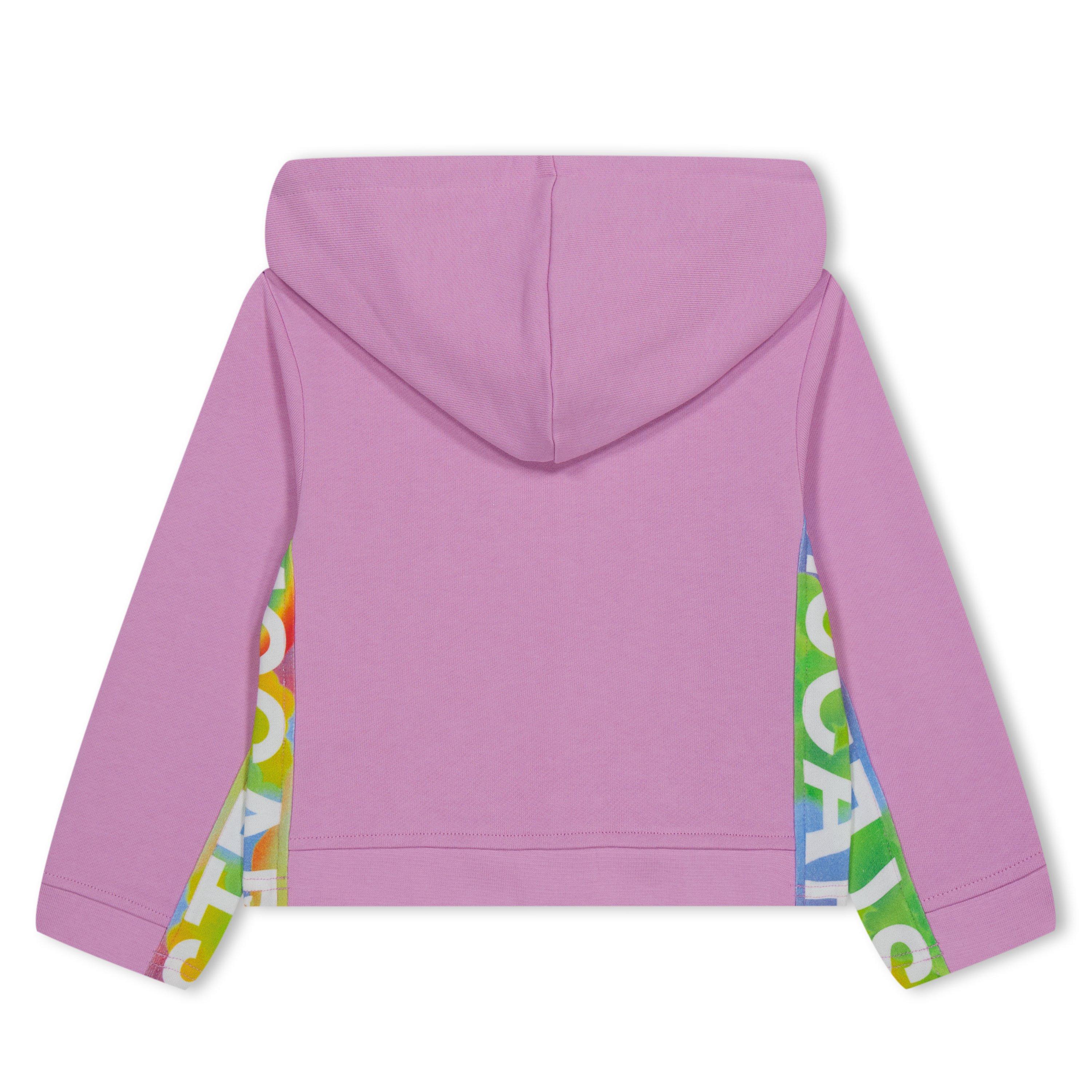 Pink 50G - Stella McCartney - Kids' Logo Printed Zip Hoodie - 2