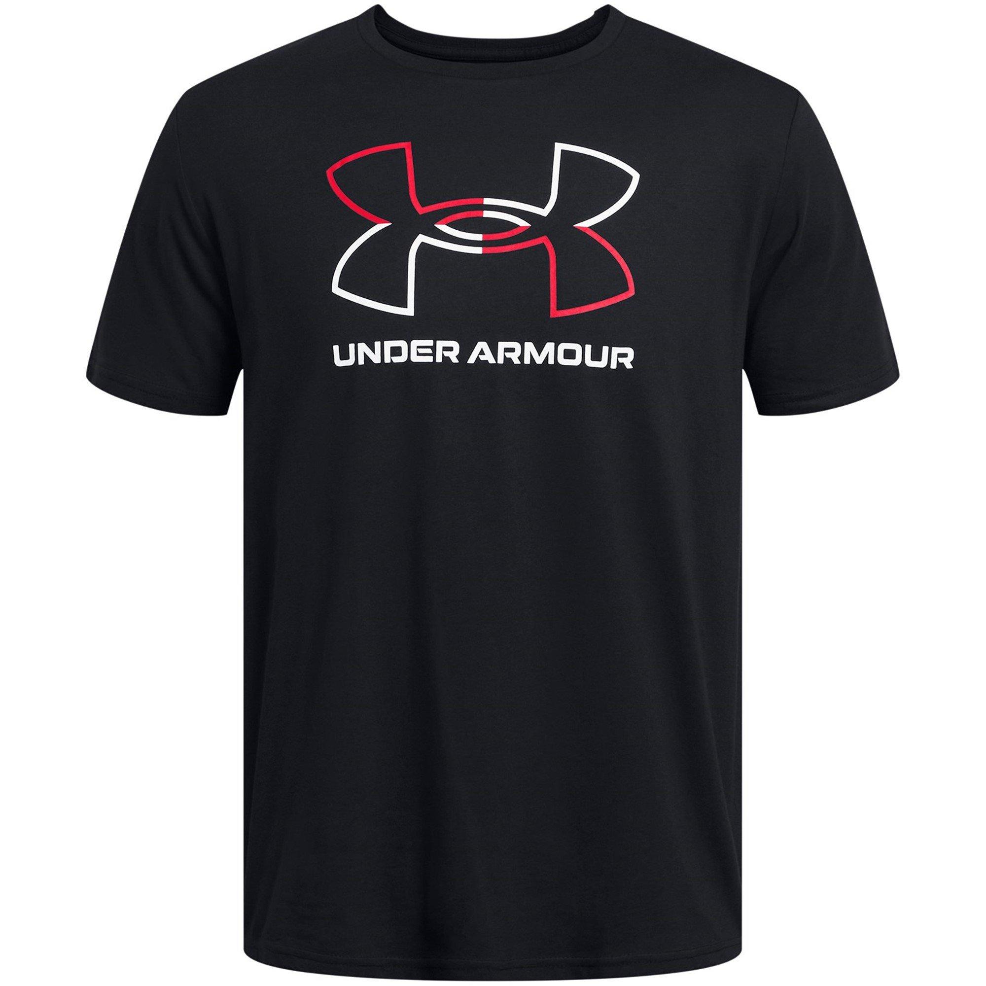 Under Armour Men's Foundation Short Sleeve - Black/White - XL