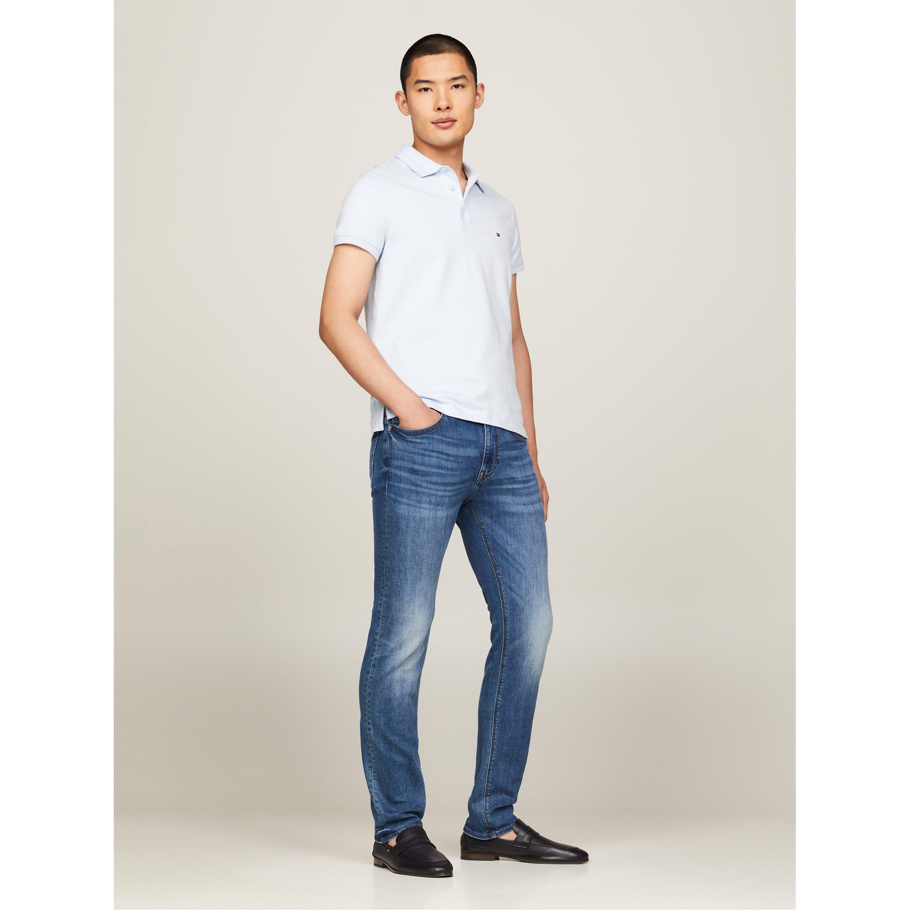 Breezy Blue - Tommy Hilfiger - Men's Short-Sleeve Polo Shirt - 2