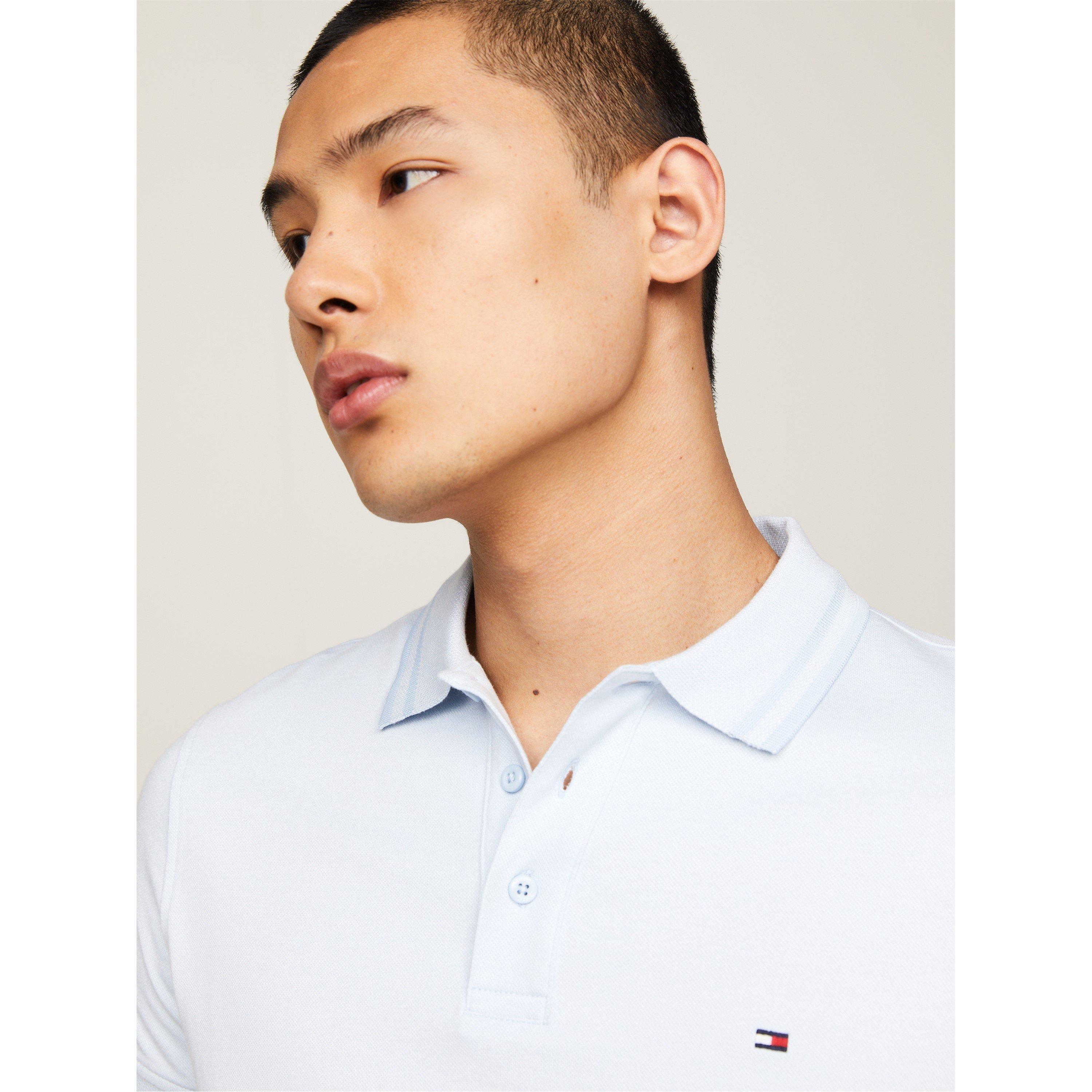 Breezy Blue - Tommy Hilfiger - Men's Short-Sleeve Polo Shirt - 4