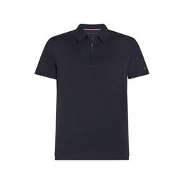 Tommy Hilfiger Interlock Zip Placket Polo Shirt