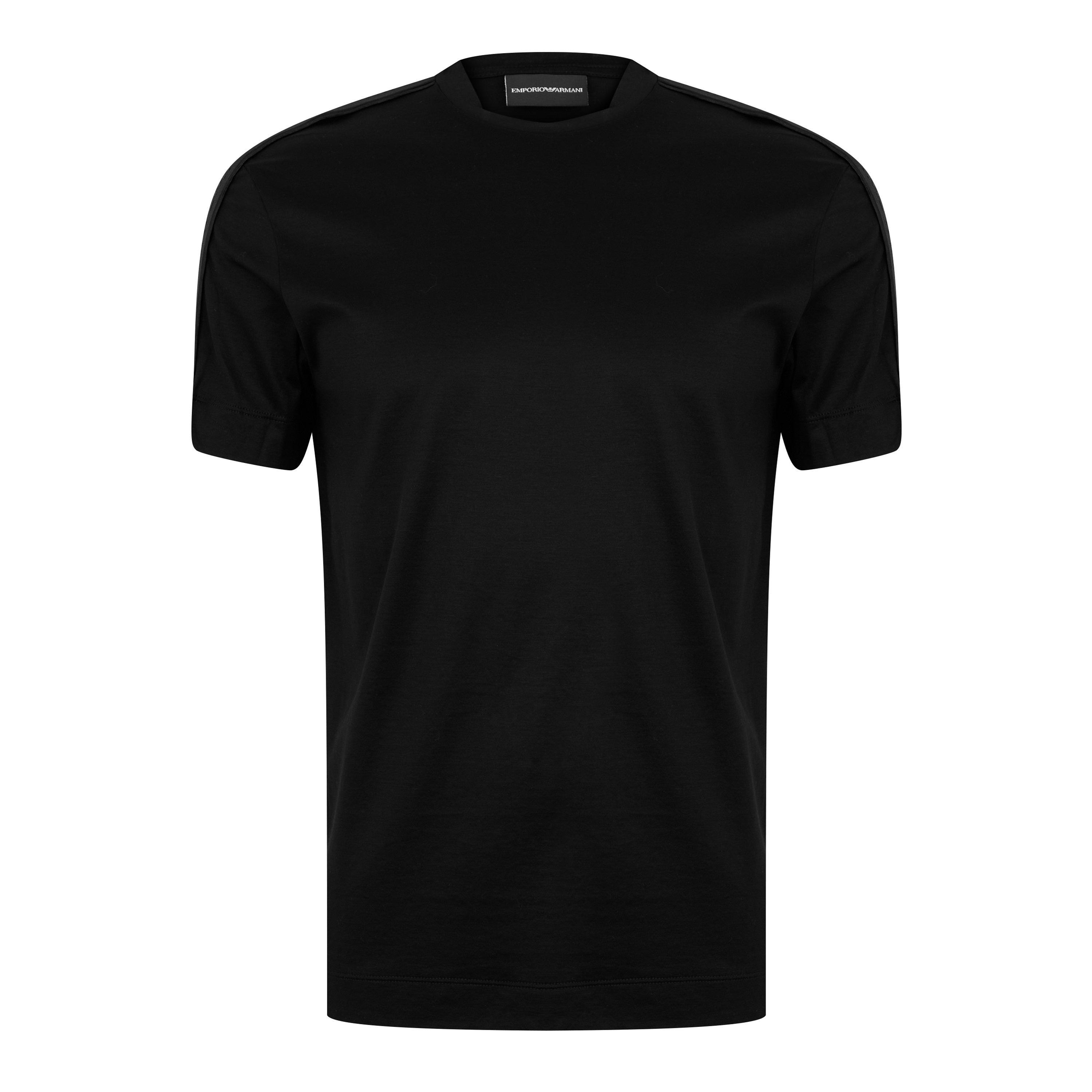 Black - Emporio Armani - Logo Tape T-Shirt - 7